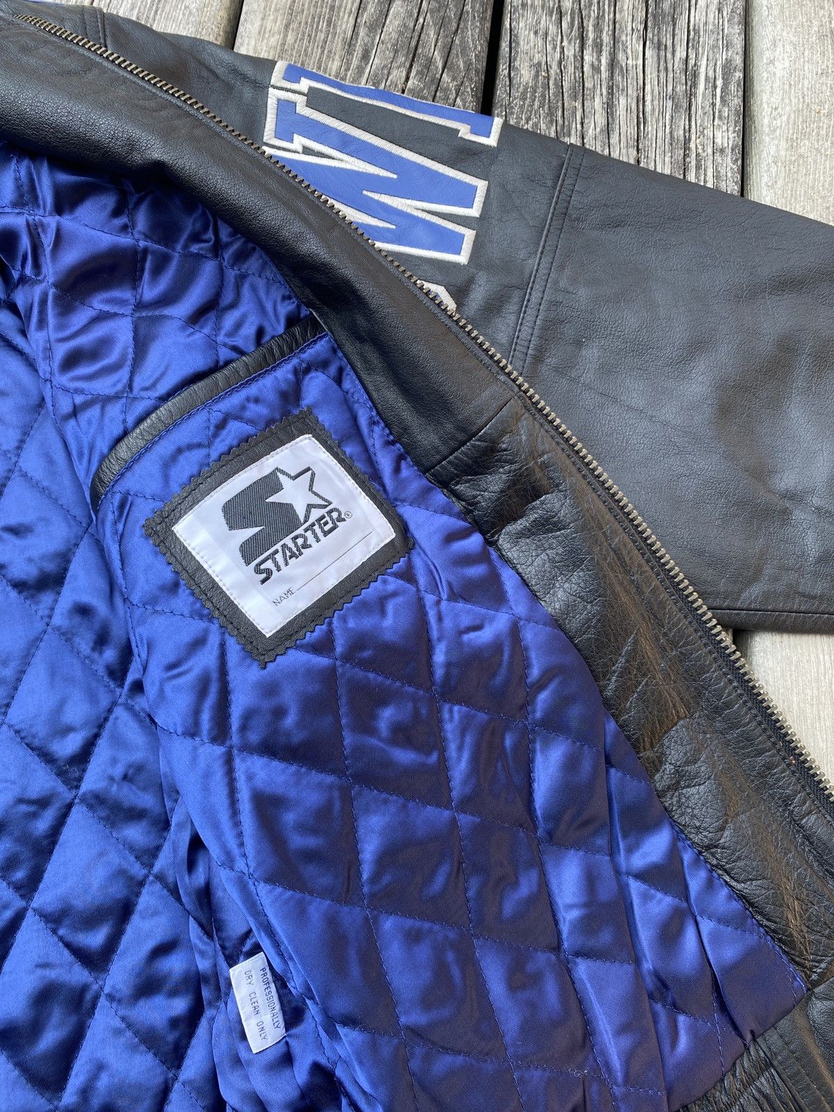 Starter × Vintage 90s Starter Dallas Cowboys leather jacket sz L Size US L / EU 52-54 / 3 - 10 Thumbnail