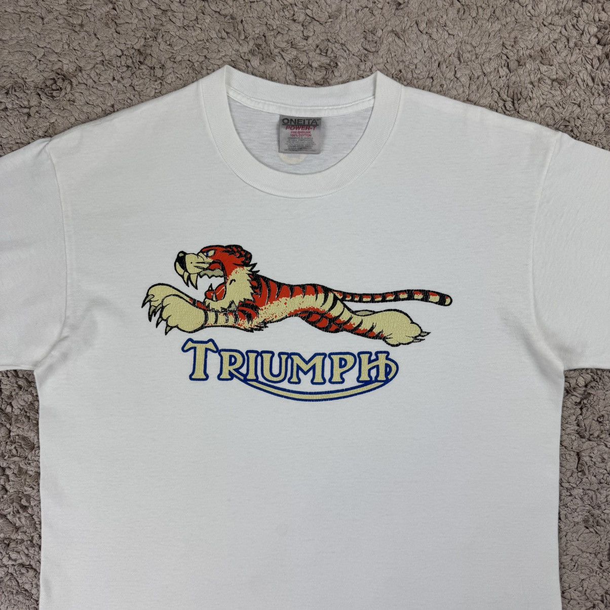 Vintage Vintage Oneita Triumph Tiger 90’s Metro Racing Graphic Tee Size US M / EU 48-50 / 2 - 5 Thumbnail