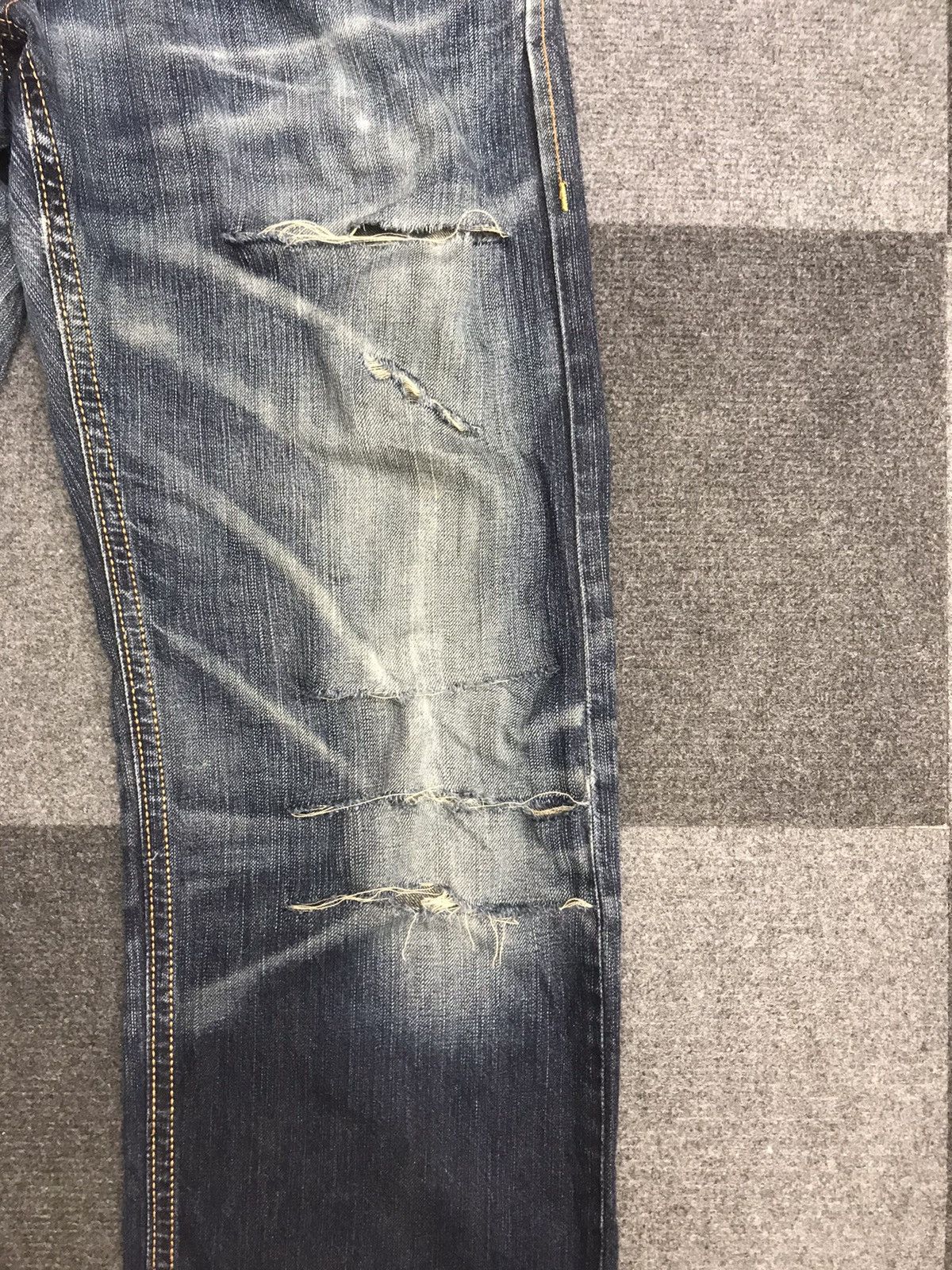 Edwin Edwin XV Distressed Jeans Size US 34 / EU 50 - 6 Thumbnail