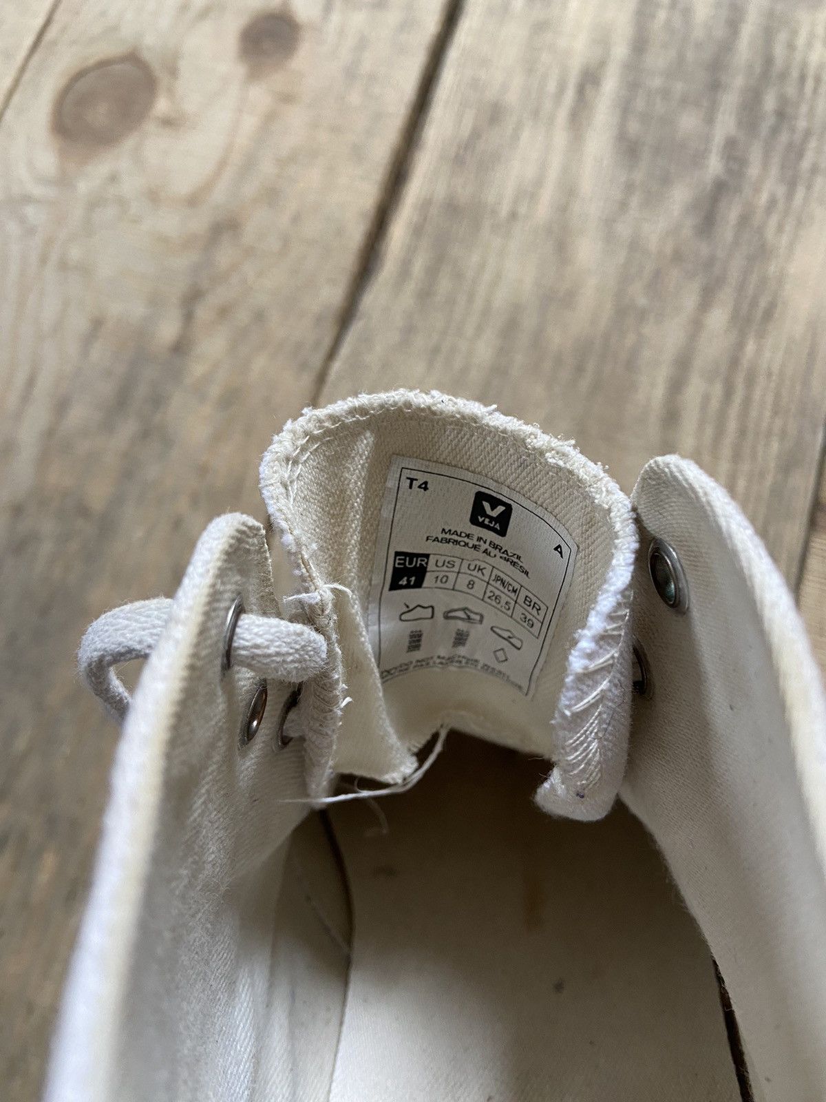 Japanese Brand × Veja Veja Canvas hi-top sneakers shoes Japanese style ⭐️ Size US 9 / EU 42 - 5 Thumbnail