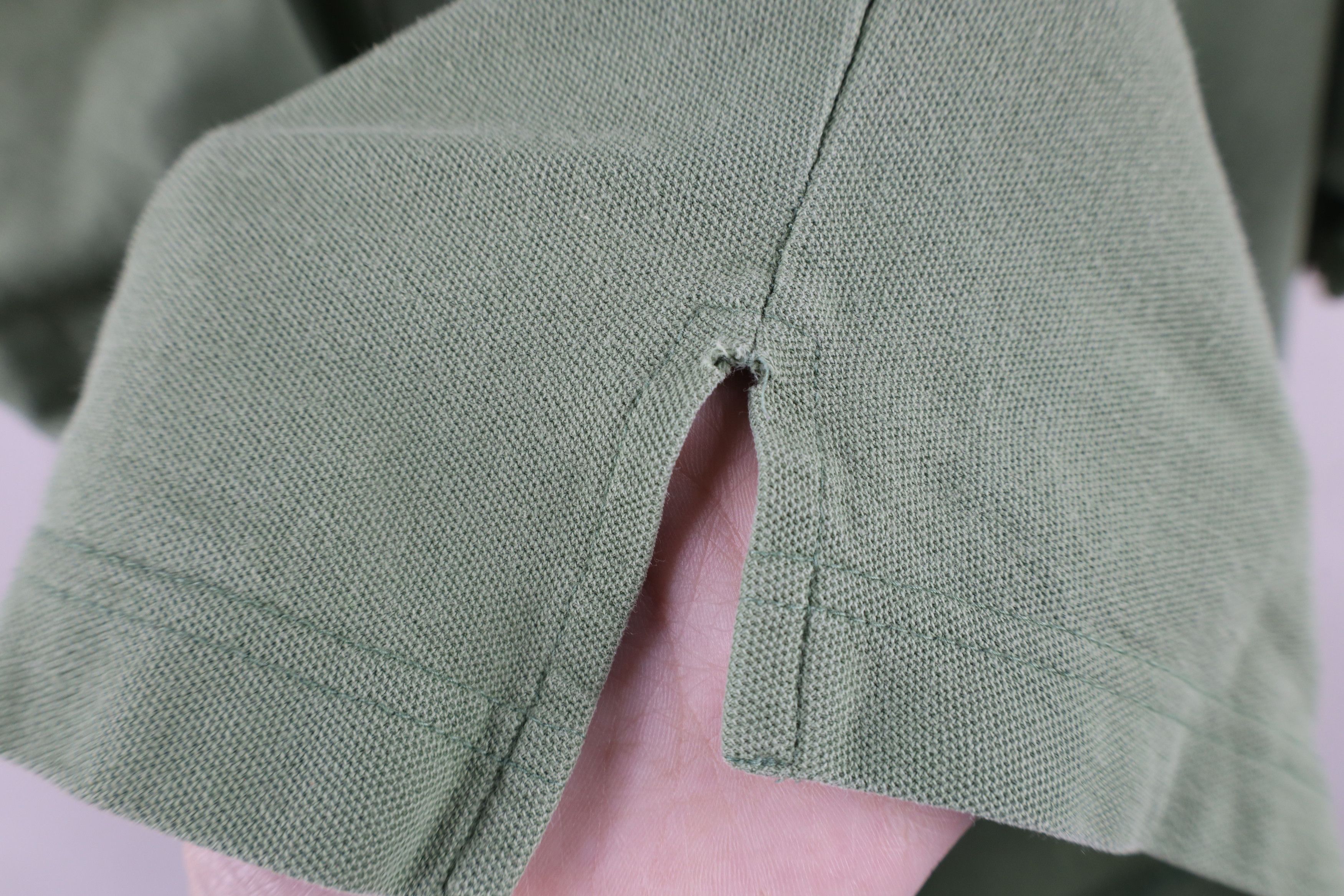 Columbia × Vintage Vintage 90s Columbia Out Pique Cotton Knit Polo Shirt Green Size US XXL / EU 58 / 5 - 8 Thumbnail