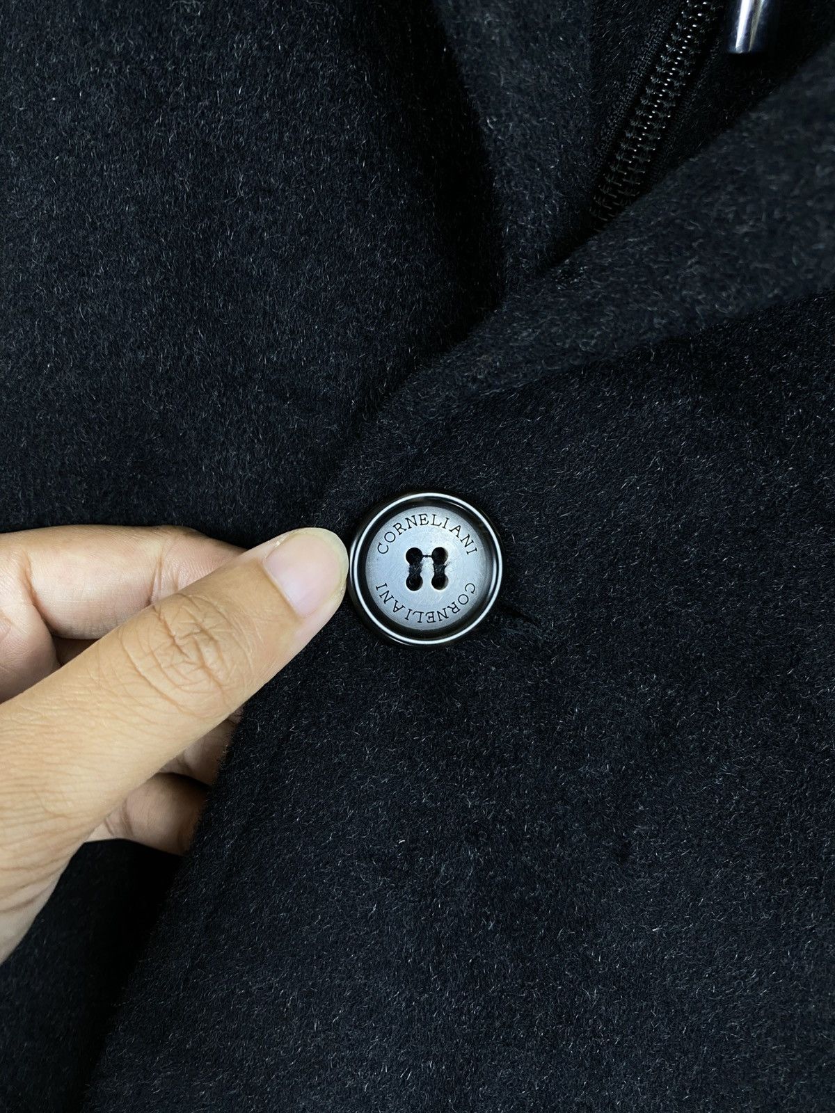 Corneliani 🔥STEALS Vintage Corneliani Double Layer Hoodie Jacket Size US L / EU 52-54 / 3 - 12 Thumbnail