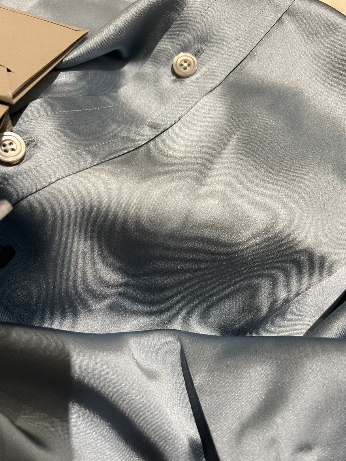 Tom Ford Tom Ford Dress Shirt Blue 15/35 shiny Size US M / EU 48-50 / 2 - 12 Thumbnail
