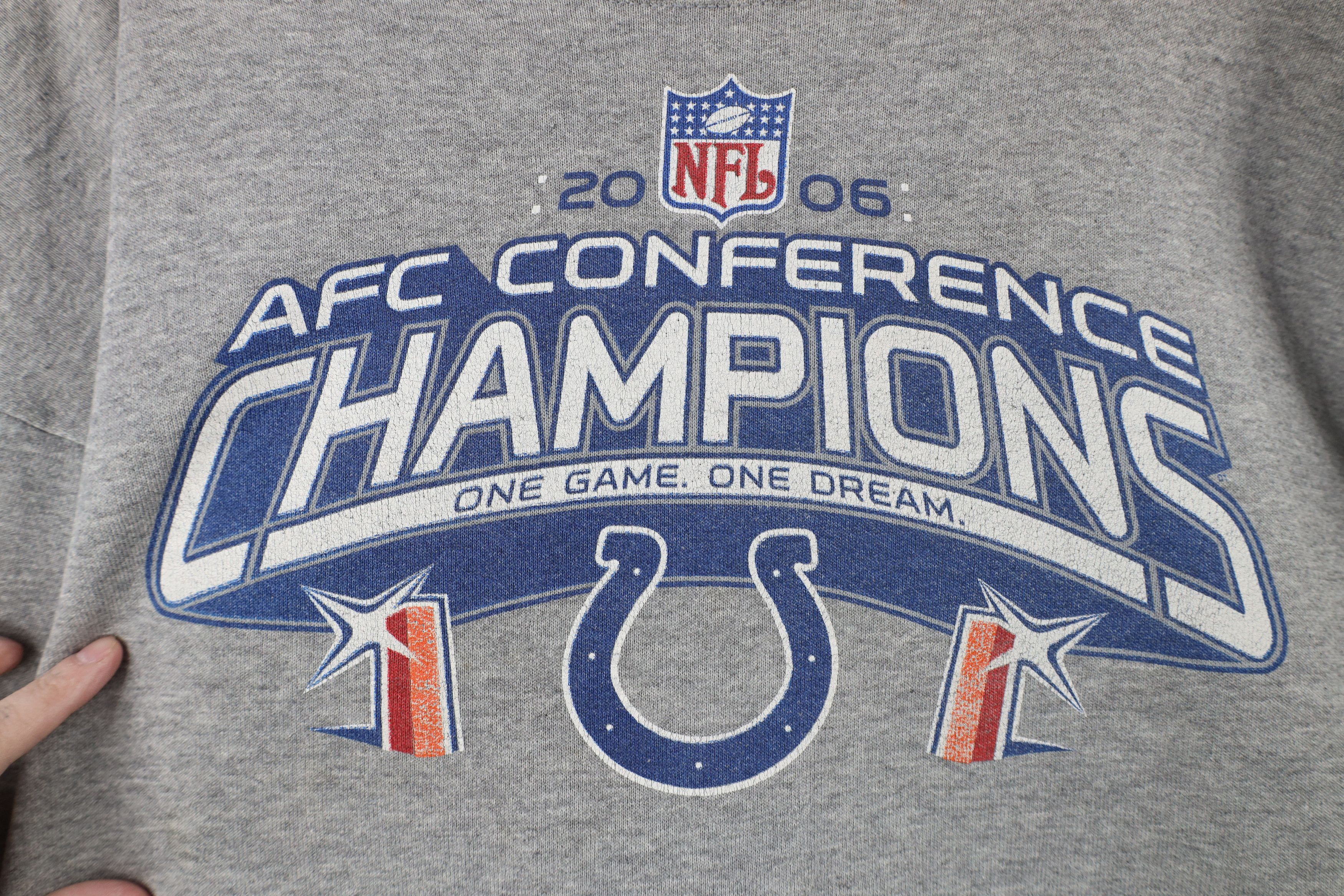 Vintage Vintage Y2K 2006 Indianapolis Colts Football Sweatshirt Gray Size US XXL / EU 58 / 5 - 4 Thumbnail