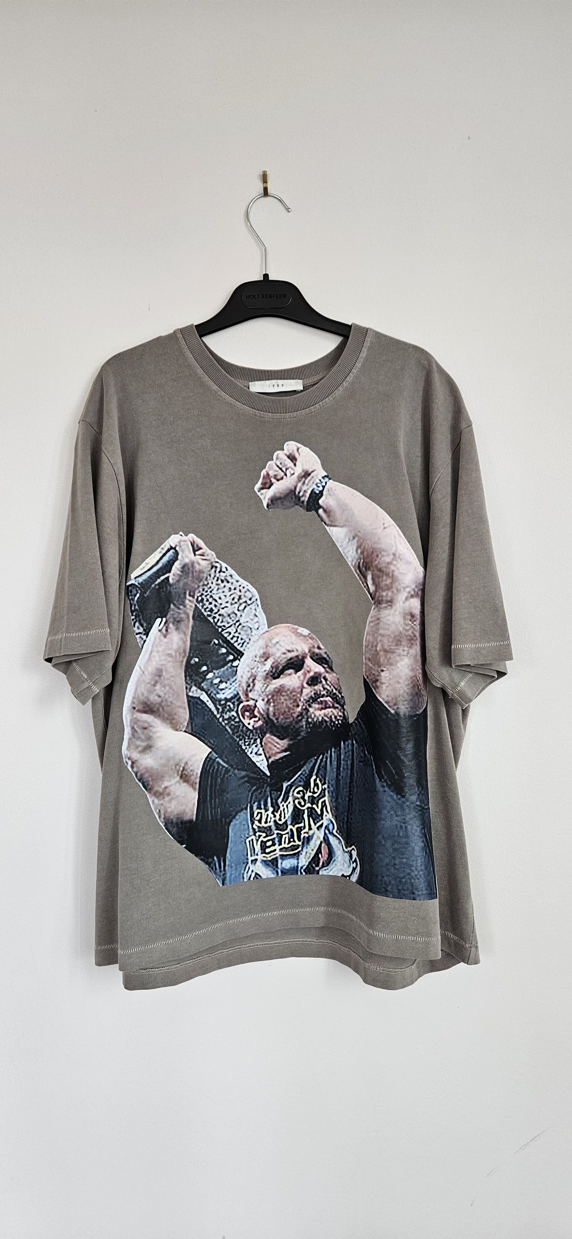 1989 STUDIO × Vintage × WWE WWE "Federation" Reversible T-Shirt (Mud) Size US L / EU 52-54 / 3 - 1 Thumbnail