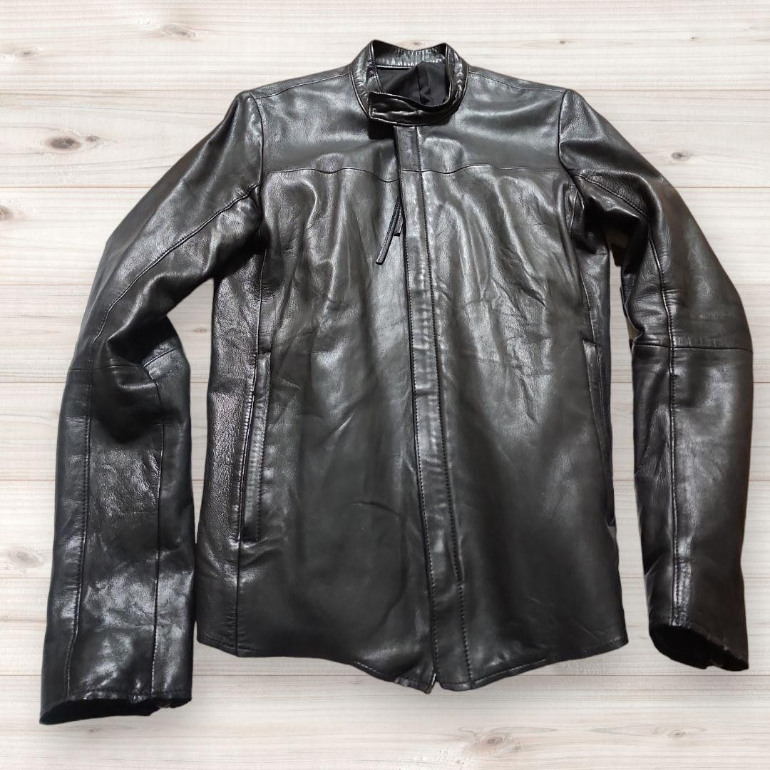 Japanese Brand Japanese designer LHP Lamb leather Biker Jacket Size US S / EU 44-46 / 1 - 1 Thumbnail