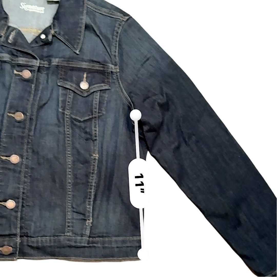 Levi's × Levi's Vintage Clothing Signature by Levi Strauss Lady Trucker Jacket SZ XL Med Blue Size XL / US 12-14 / IT 48-50 - 5 Thumbnail