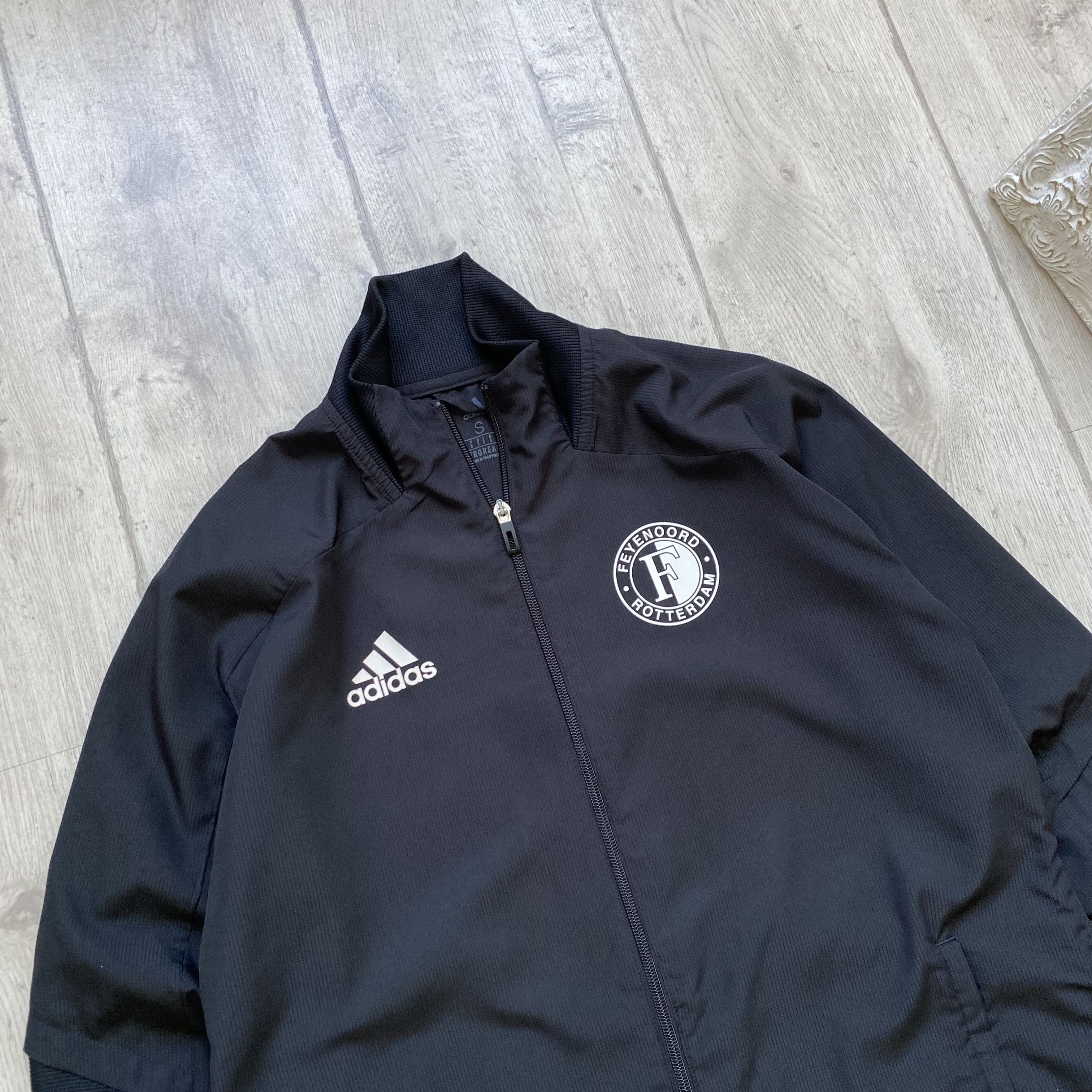 Adidas ⚽️ DRILL FC Feyenord Adidas jersey Nylon Track jacket Size US S / EU 44-46 / 1 - 2 Thumbnail