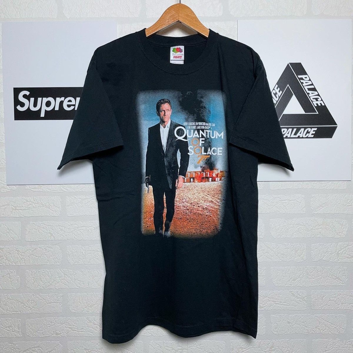 Fruit Of The Loom 2008 James Bond 007 Quantum Of Solace Movie Promo Tee Size US L / EU 52-54 / 3 - 1 Thumbnail