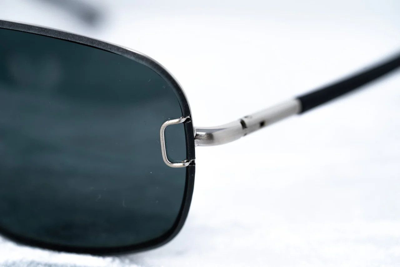 Yohji Yamamoto Yohji Yamamoto Sunglasses Silver and Grey Size ONE SIZE - 6 Thumbnail