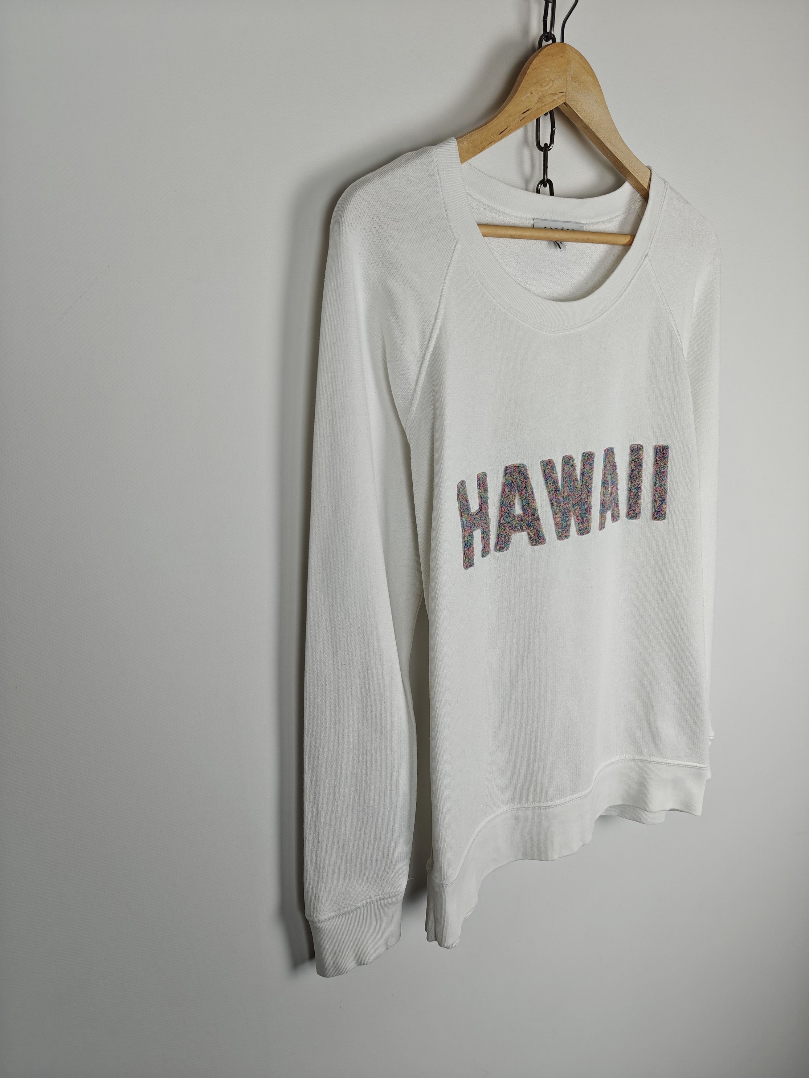 Sandro Sandro Sweatshirt Hawaii Logo Pullower White size 2 Size S / US 4 / IT 40 - 5 Thumbnail