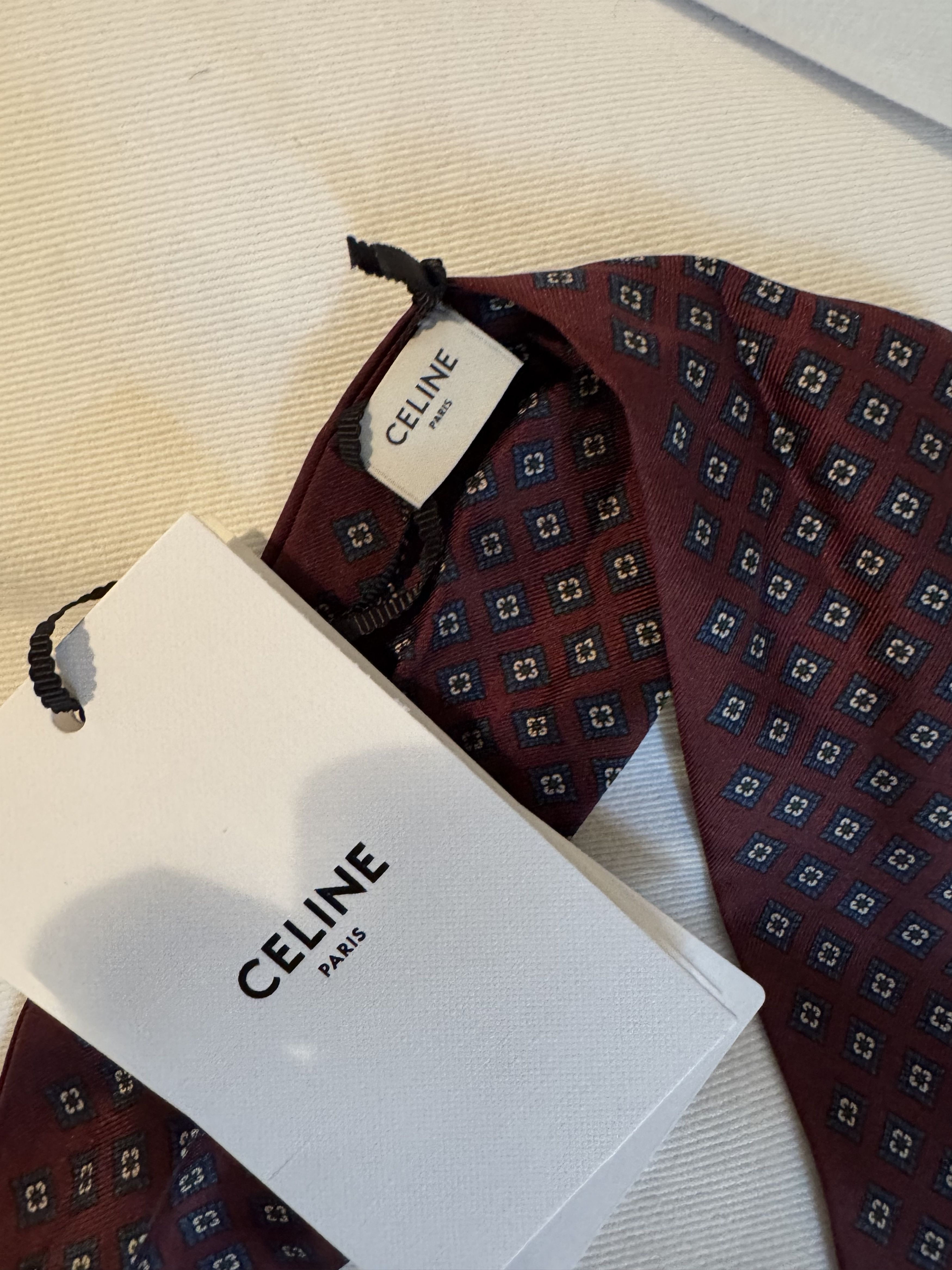Celine LAVALLIERE IN SILK TWILL Size ONE SIZE - 2 Thumbnail
