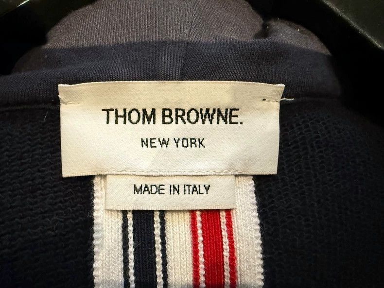 Thom Browne THOM BROWNE Striped Stripe Zip Hoodie at Back 2502-Nextarro Size US S / EU 44-46 / 1 - 5 Thumbnail