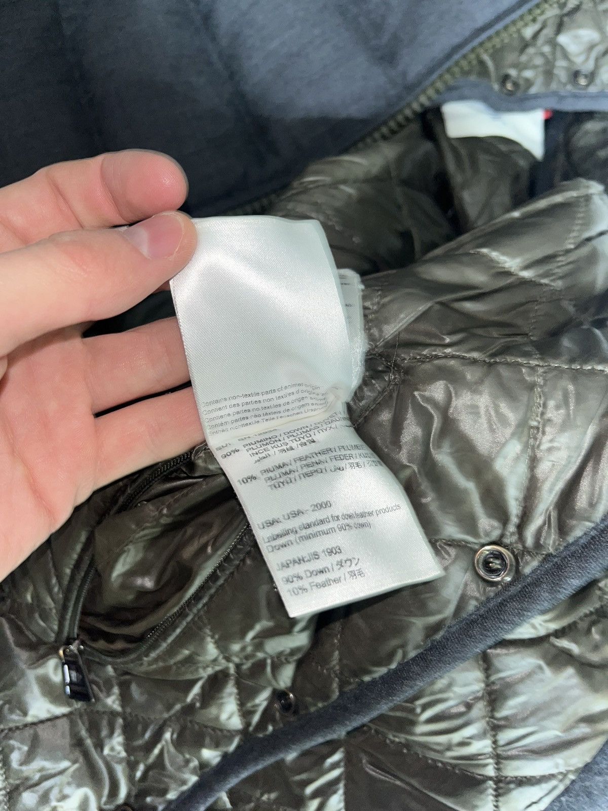 Moncler Moncler Tierce Puffer Jacket Luxury Wool Gray Size US S / EU 44-46 / 1 - 18 Thumbnail