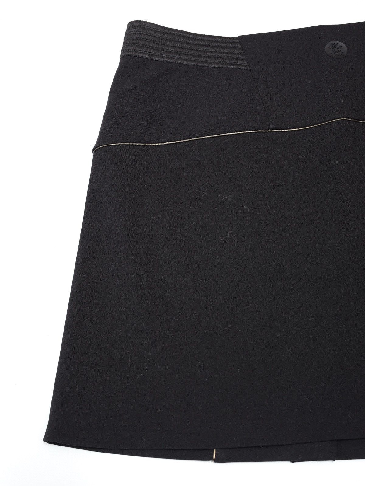 Cop Copine Cop Copine Ariane Jupe Black Skirt Zip Polyester Viscose Size 28" / US 6 / IT 42 - 7 Thumbnail