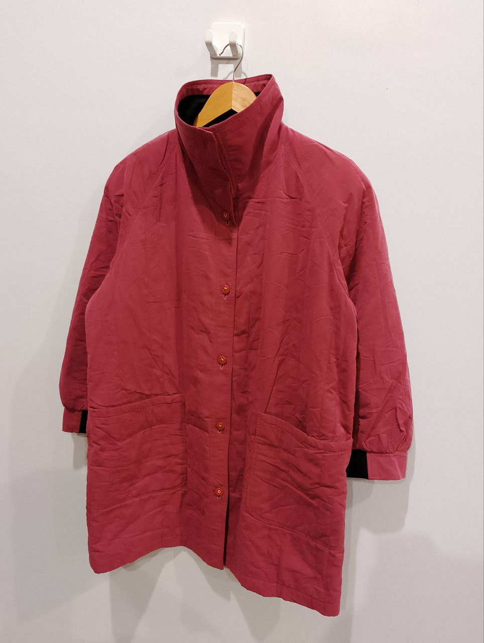 14th Addiction Vintage FEMIMAE Japan Brand Button Up Parka Jacket Size 3XL / US 20-22 - 3 Thumbnail