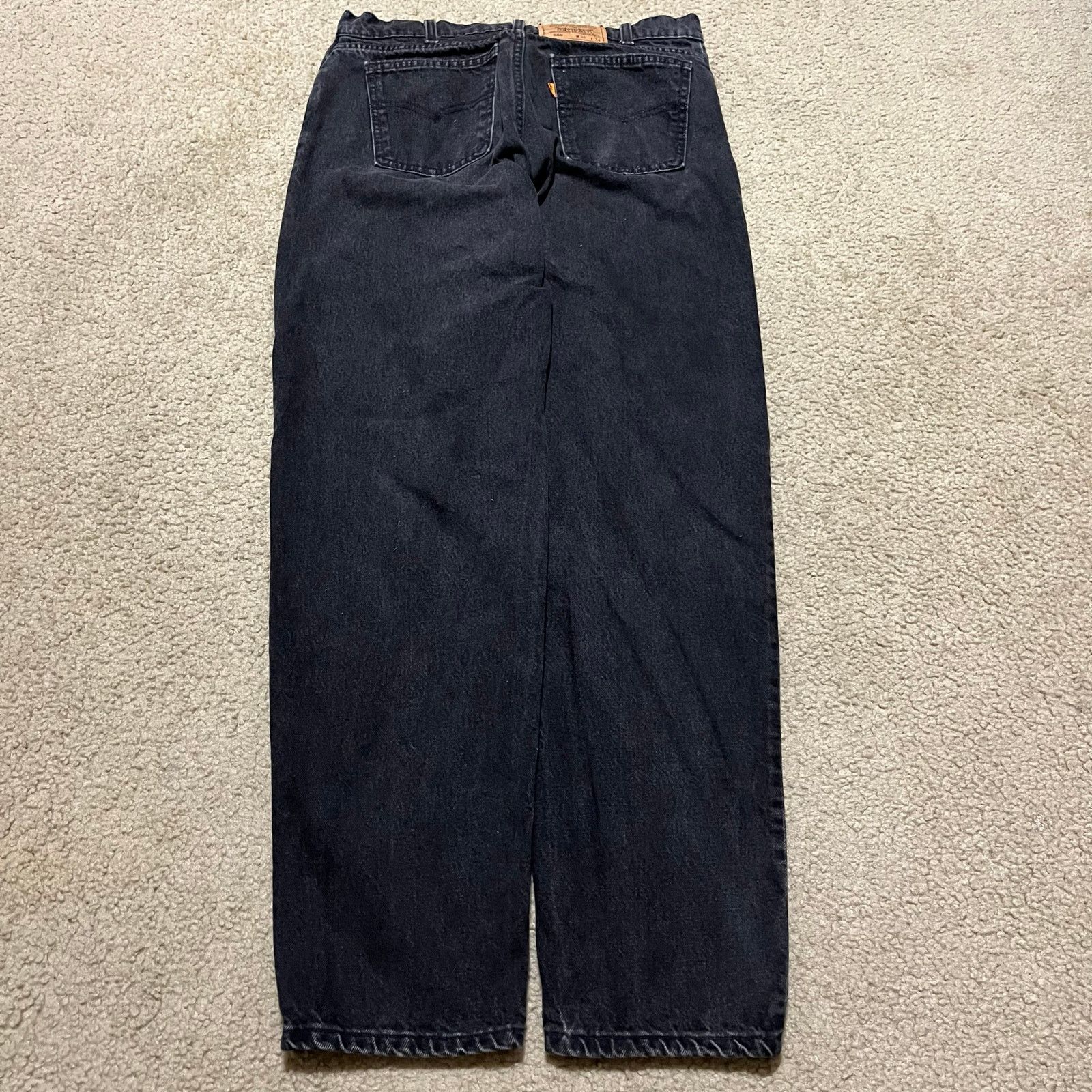 Levi's Vintage Levi’s 550 Orange Tab Relaxed Tapered Black Jeans Size US 36 / EU 52 - 1 Thumbnail