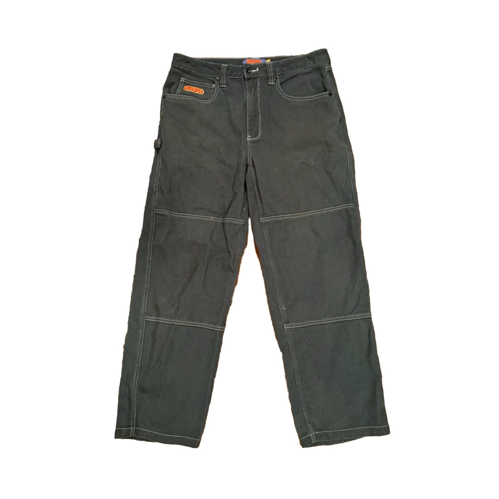 Empyre VINTAGE EMPYRE Jeans Adult Green Y2k Dark Green Baggy Fit Size 32 5-Pocket 29in Inseam Men Jeans Regular Wide-Leg 90s Skateboard Clothing Size US 32 / EU 48 - 3 Thumbnail