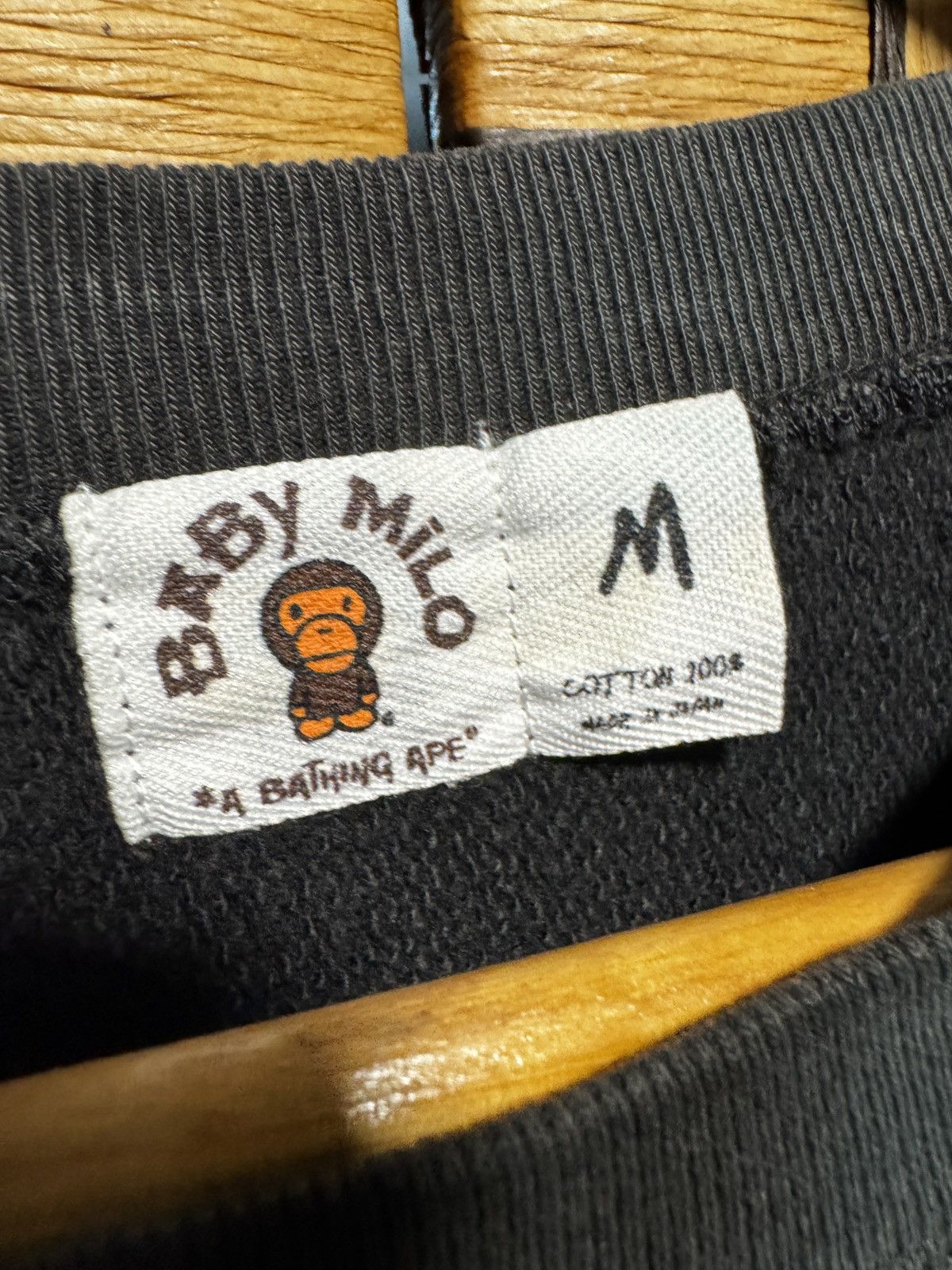 Bape Vintage Baby Milo by A Bathing Ape Crewneck Sweatshirt Size US M / EU 48-50 / 2 - 3 Thumbnail