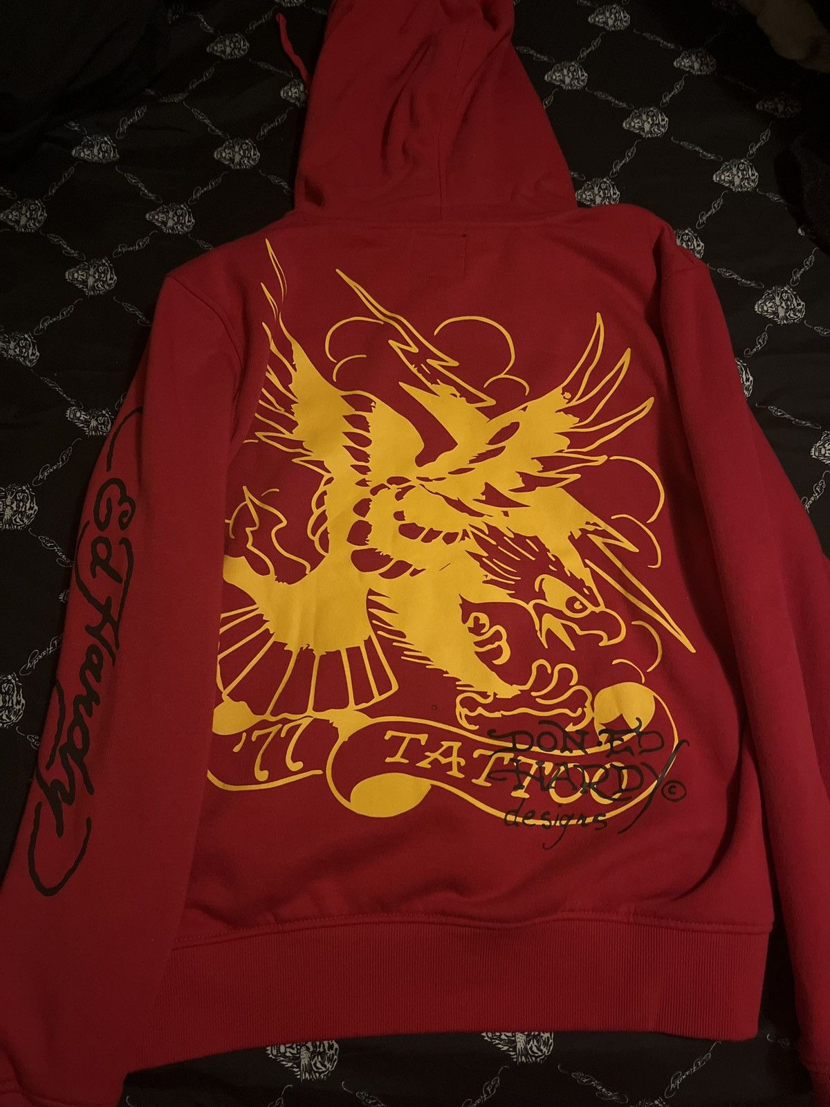 Christian Audigier Ed Hardy Zip Up Hoodie Size US M / EU 48-50 / 2 - 3 Thumbnail