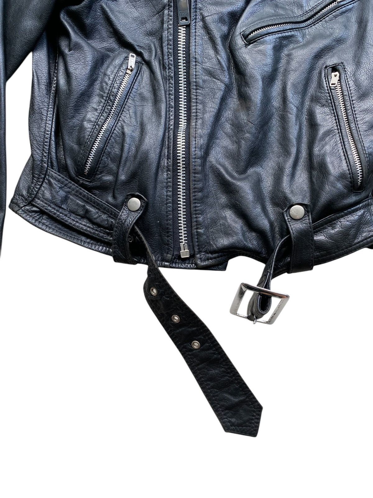 Japanese Brand Kakushi Tokyo Leather Perfecto Punk jacket nice design Size US M / EU 48-50 / 2 - 5 Thumbnail