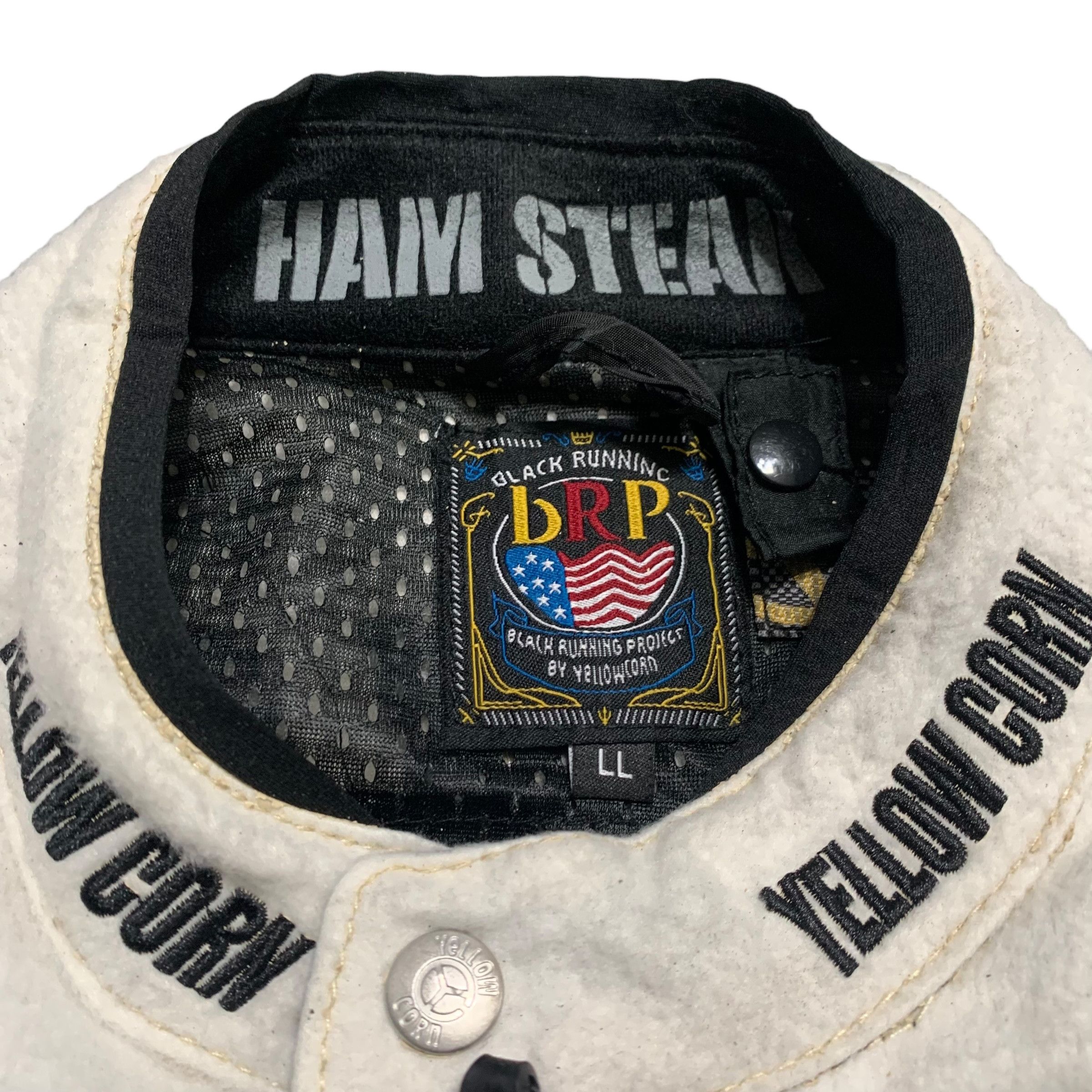 Vintage Yellow Corn Sledge Hammer Motorcycle Biker Jacket