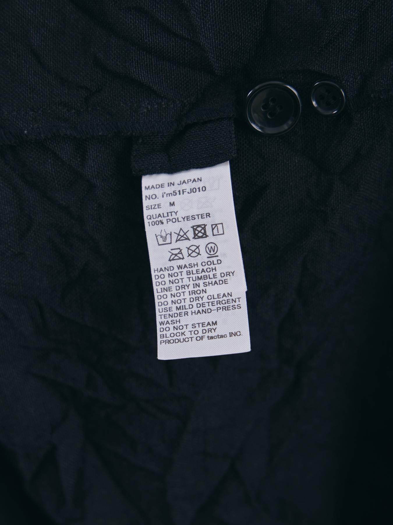 Other I’m here : - UNFORM OPEN COLLAR SHIRTS - BLACK Size US M / EU 48-50 / 2 - 6 Thumbnail