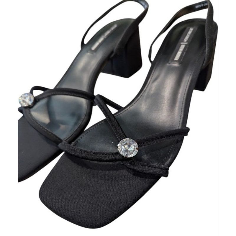 Steve Madden Steve Madden Jessica Rich Anya Black Heel Rhinestone 11M Size US 11 / IT 41 - 3 Thumbnail