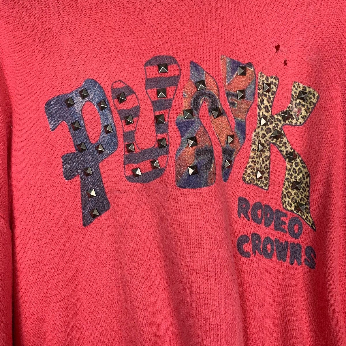 Japanese Brand PUNK Rodeo Crown Big Logo Pullover Hoodies #1432-C65 Size ONE SIZE - 11 Thumbnail