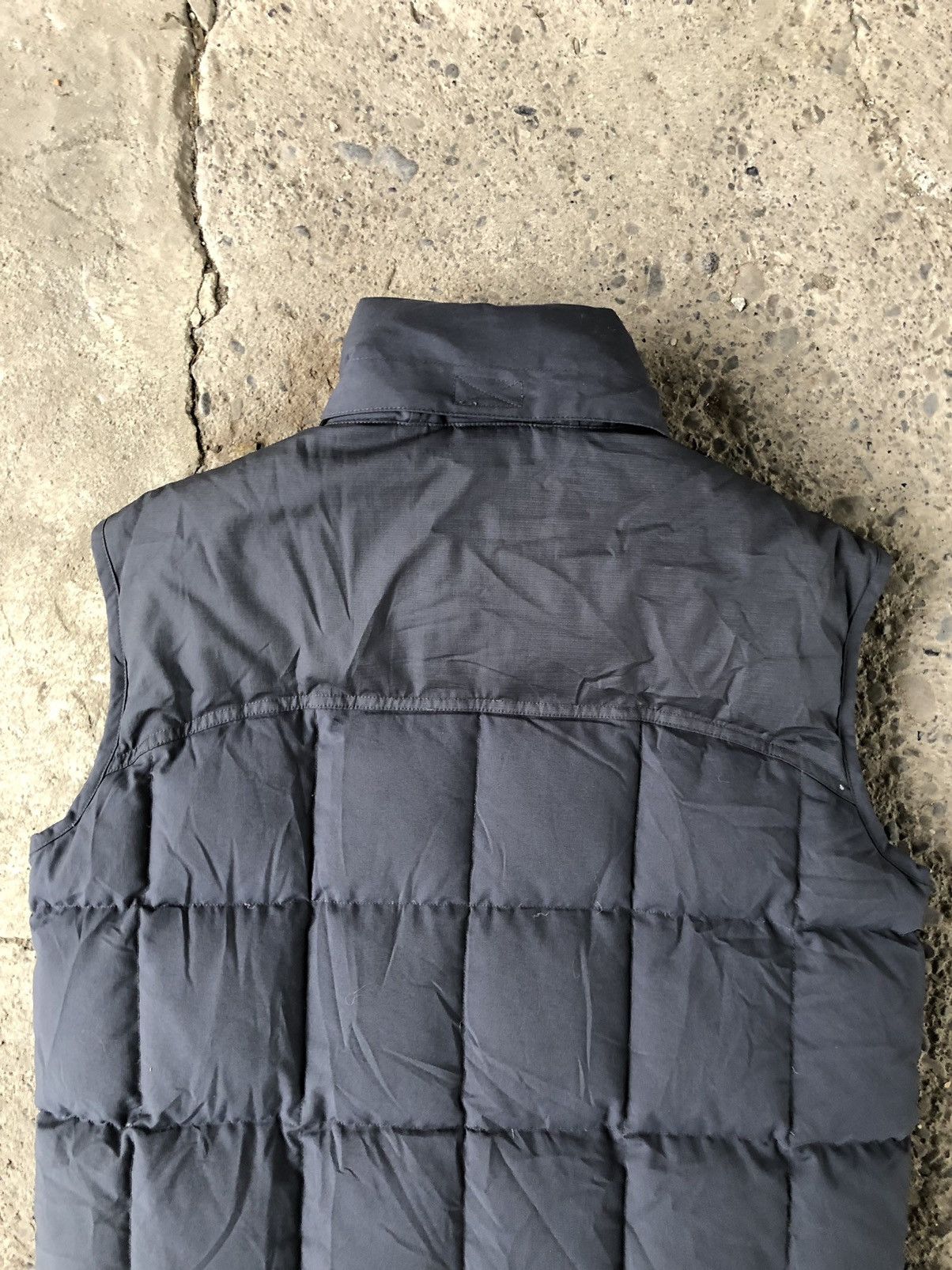 Nike × Vintage Y2k Vintage Nike Grey Vest Swoosh Logo Puffer Size US S / EU 44-46 / 1 - 11 Thumbnail