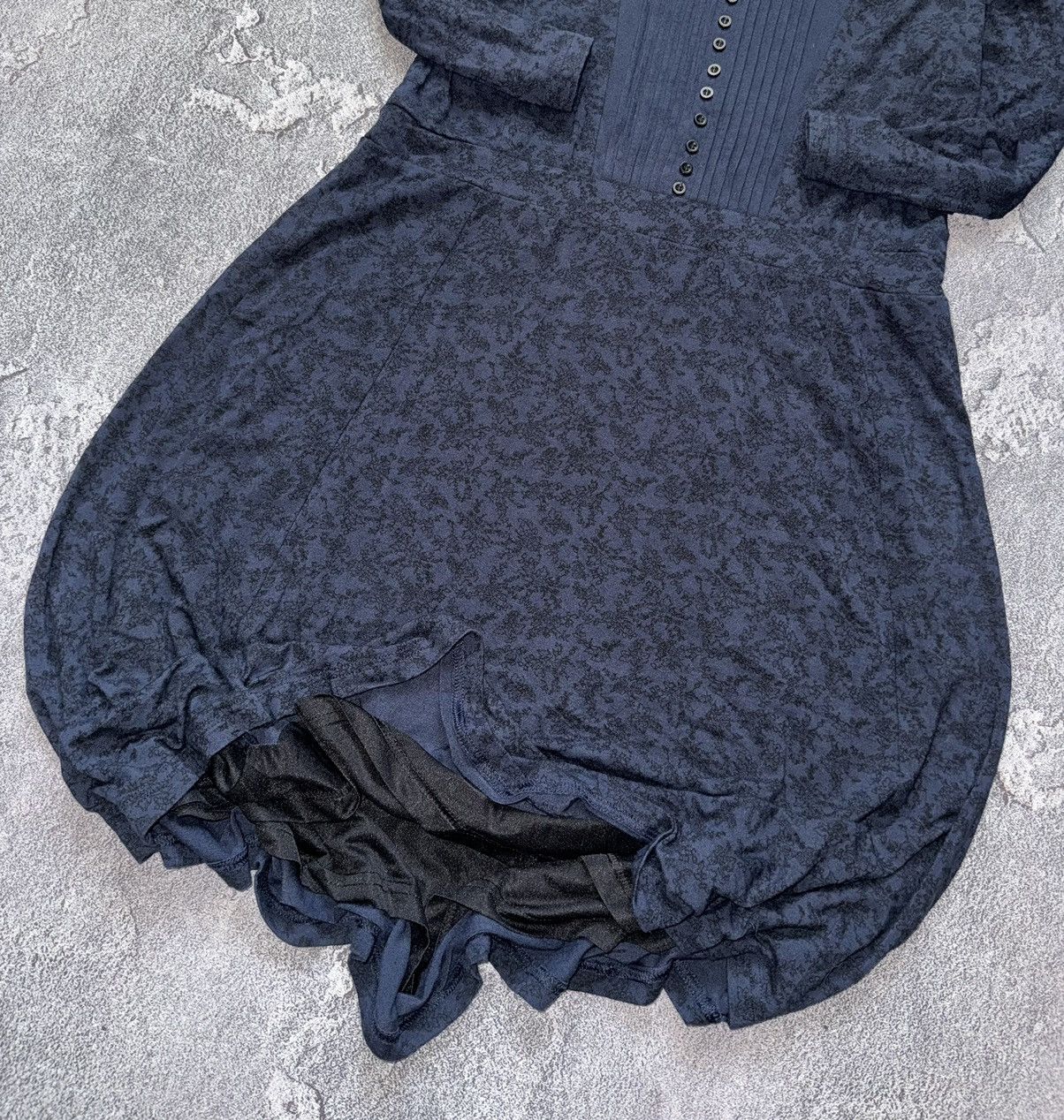 Vintage + Vive Maria + L all printed blue long dress long sleeve Size L / US 10 / IT 46 - 3 Thumbnail