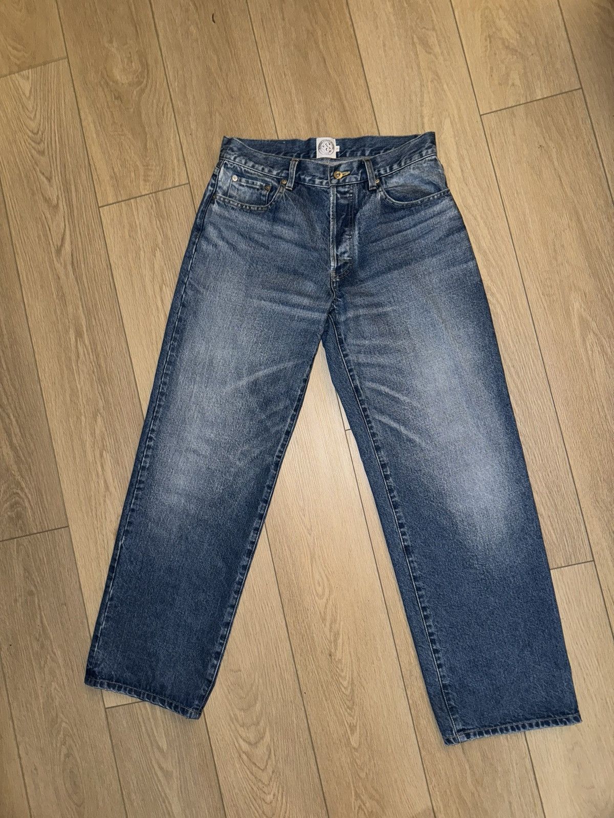 Japanese Brand Simply Complicated light wash jeans | Grailed