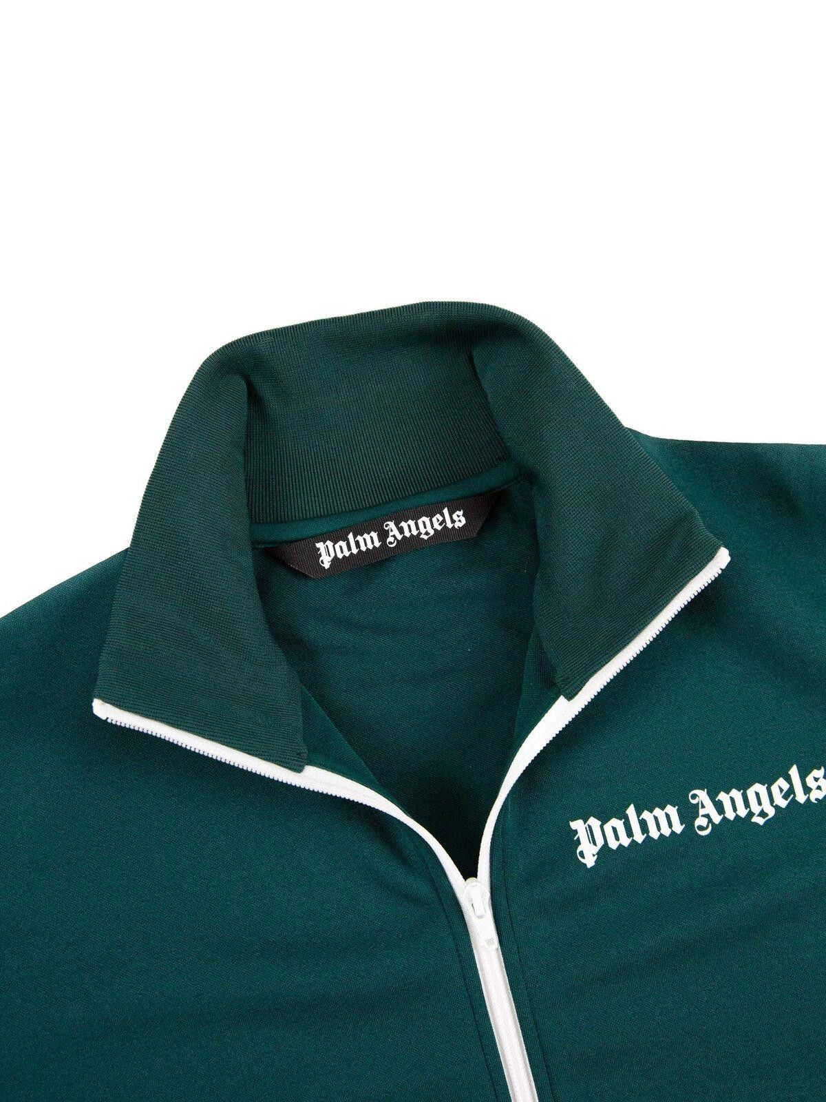 Palm Angels Palm Angels Mens Green White Track Jacket Medium Green Size US M / EU 48-50 / 2 - 3 Thumbnail