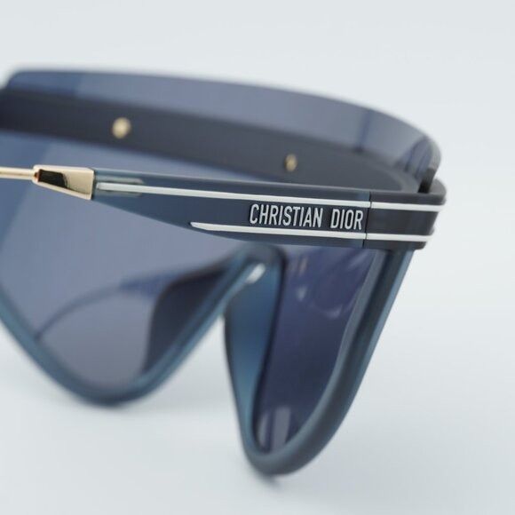 Dior Dior DIORCLUB M2U 31B8 Sunglasses Matte Navy Blue Shield Size ONE SIZE - 8 Thumbnail