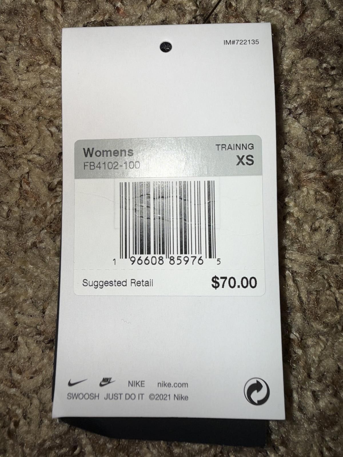 Nike Nike Dri-Fit Long Sleeve Padded Training Crop Black Top Size XS / US 0-2 / IT 36-38 - 9 Thumbnail