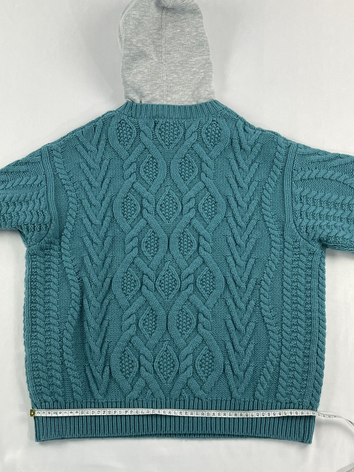 Supreme Supreme Cable Knit Hooded Sweater Size US L / EU 52-54 / 3 - 15 Thumbnail
