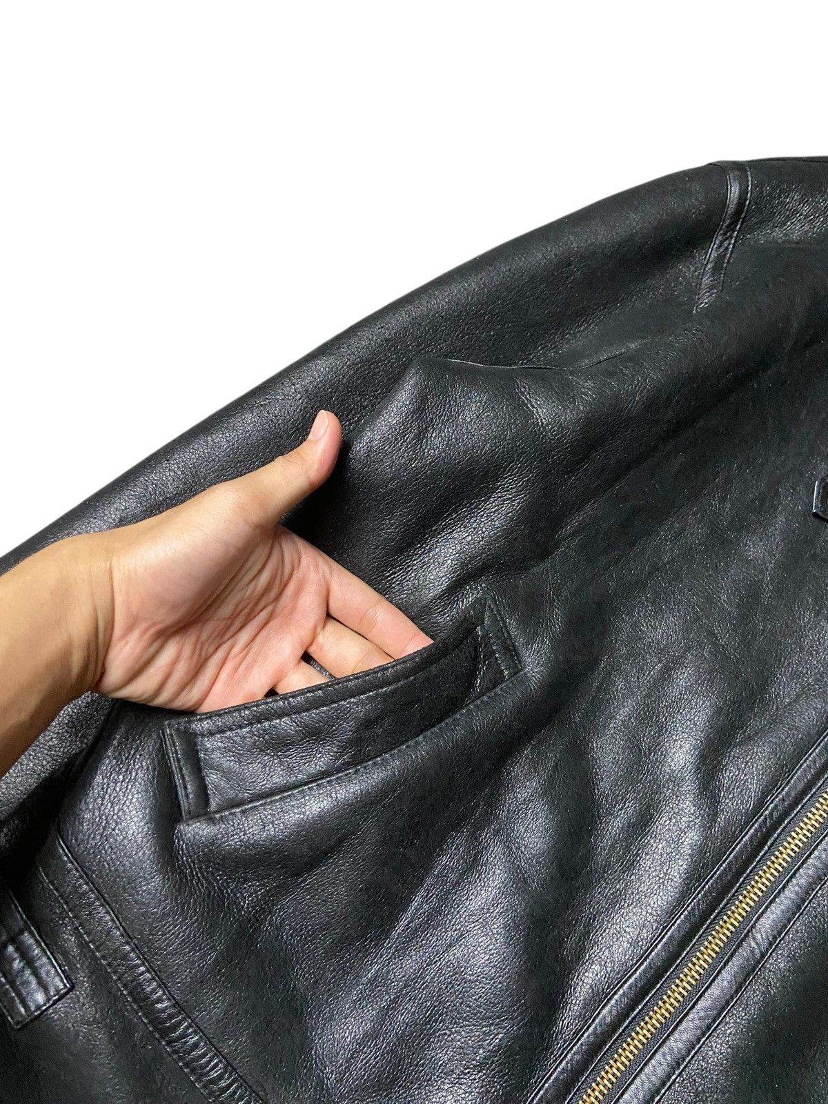 Japanese Brand US Army Airforce Type B-3 Military Leather Jacket (167) Size US L / EU 52-54 / 3 - 2 Thumbnail