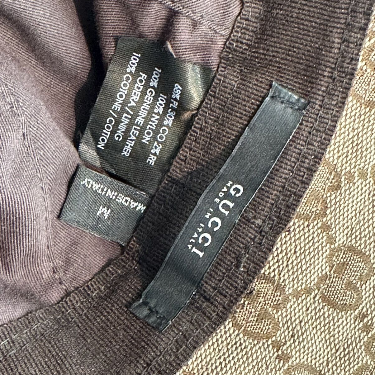 Vintage GUCCI GG MONOGRAM CANVAS BUCKET HAT M Size ONE SIZE - 4 Thumbnail