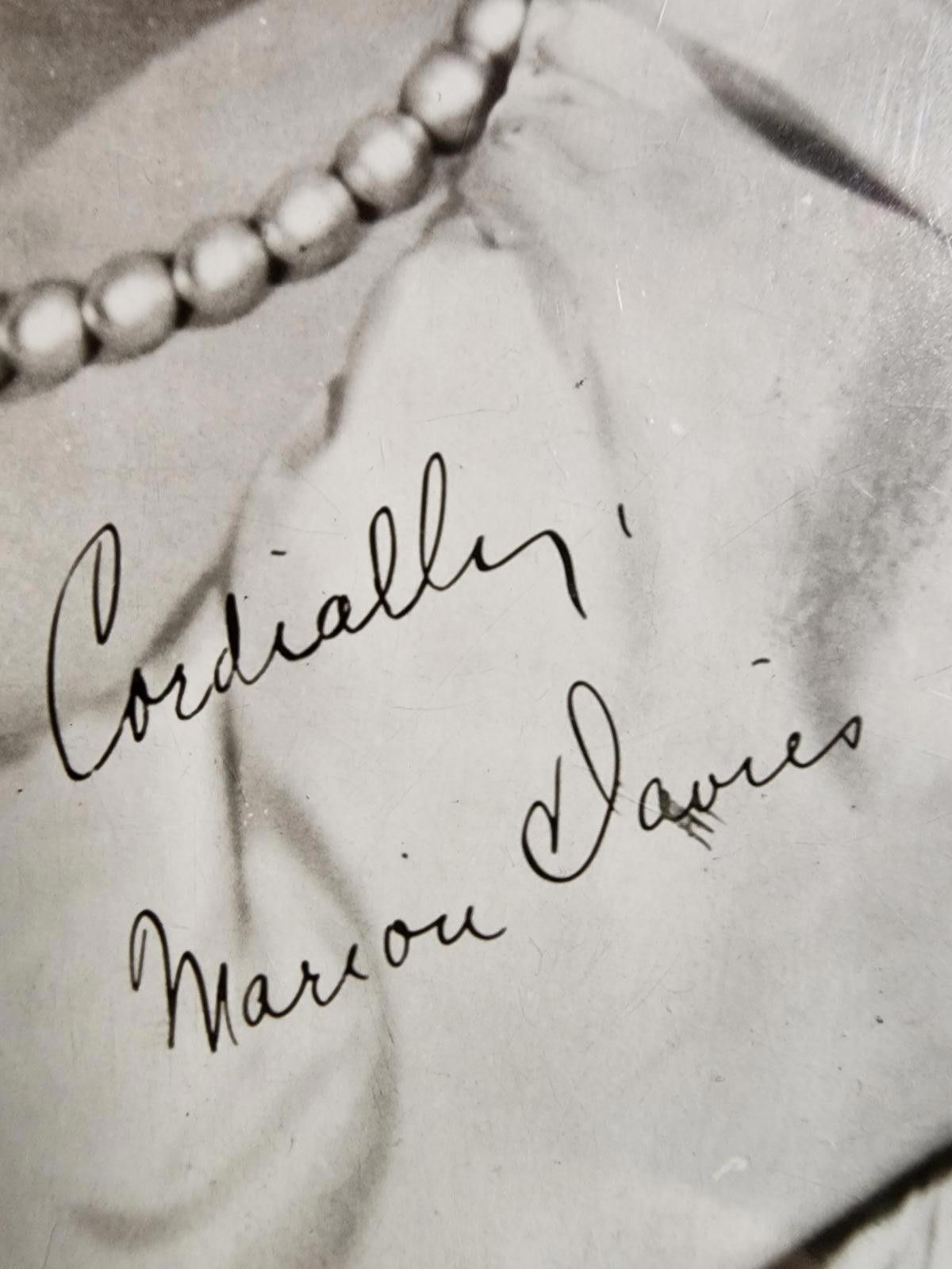 Unknown London Vintage Signed Black and White Photograph of Actress Marion Size ONE SIZE - 2 Thumbnail