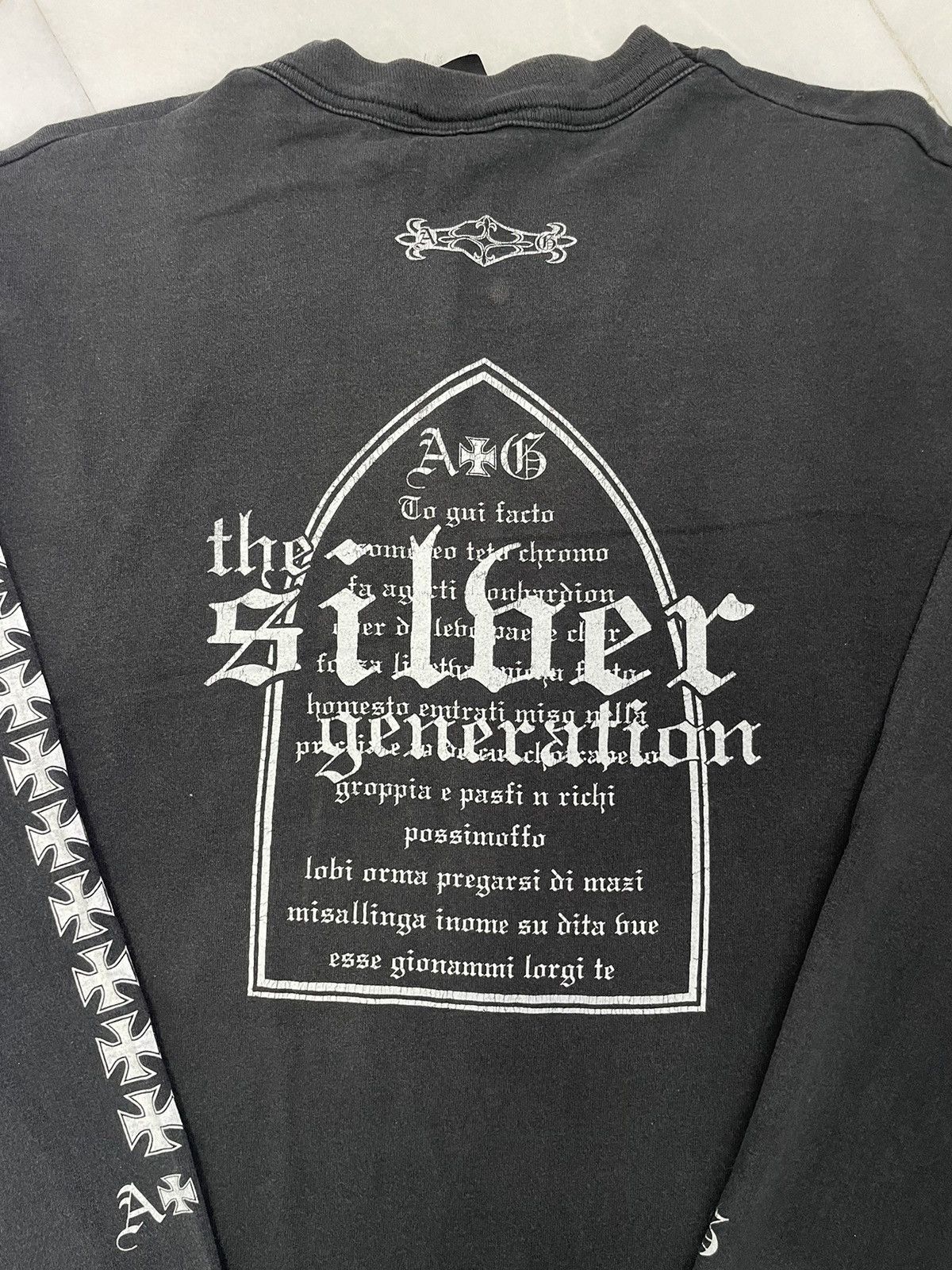 A&G Rock Vintage A&G rock The Silber Generation Faded black Tshirt Size US L / EU 52-54 / 3 - 6 Thumbnail