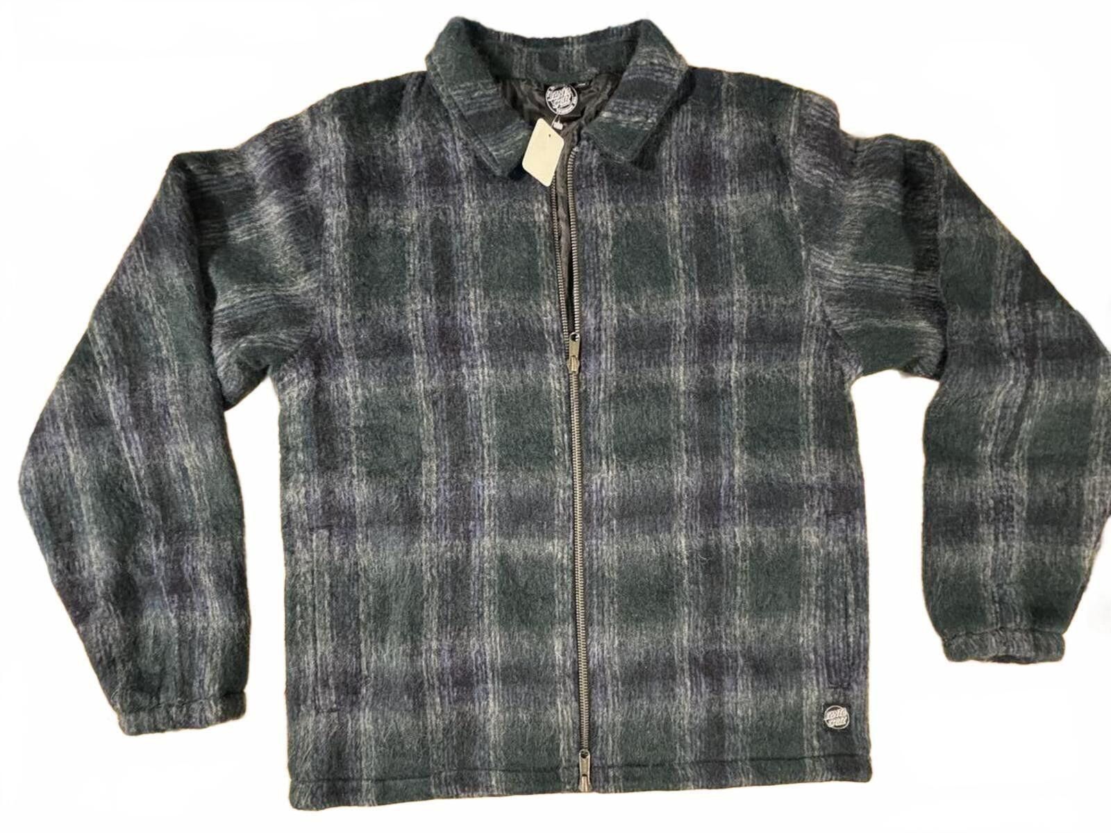 Santa Cruz Skateboards Santa Cruz Men's Plaid Zip-Up Jacket with Quilted Lining Size US L / EU 52-54 / 3 - 1 Thumbnail