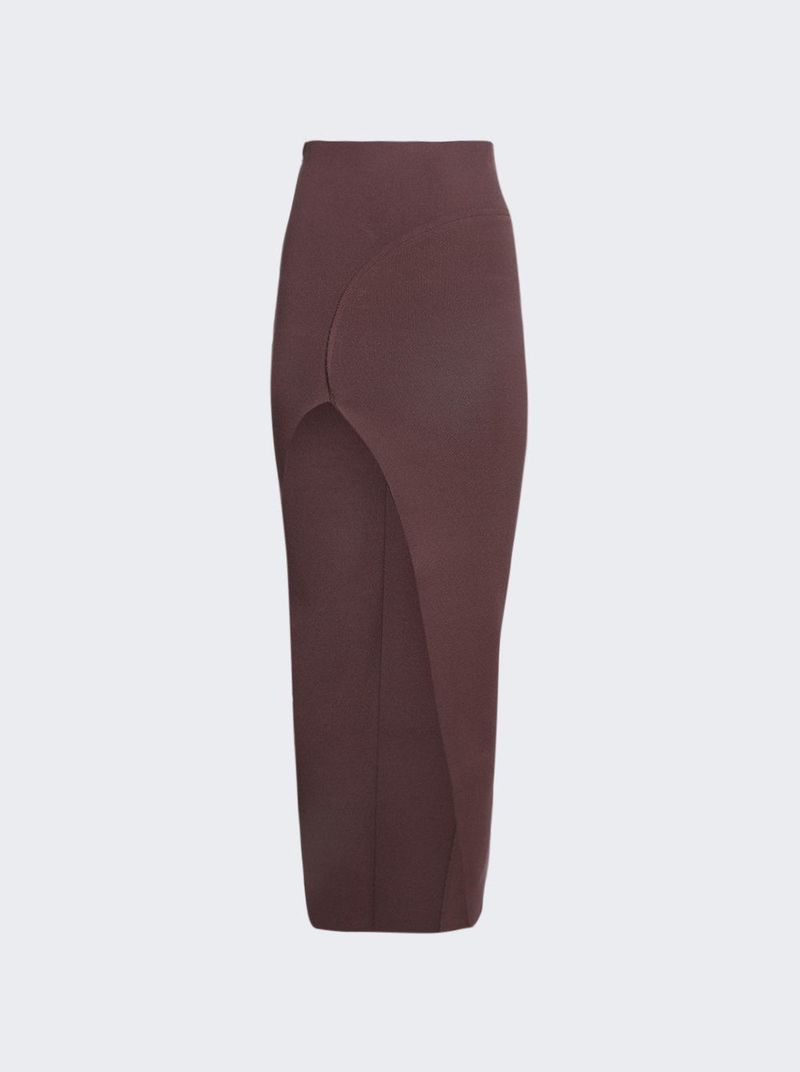 Rick Owens o1y0126 Midi Skirt in Mauve Size 27" / US 4 / IT 40 - 1 Thumbnail