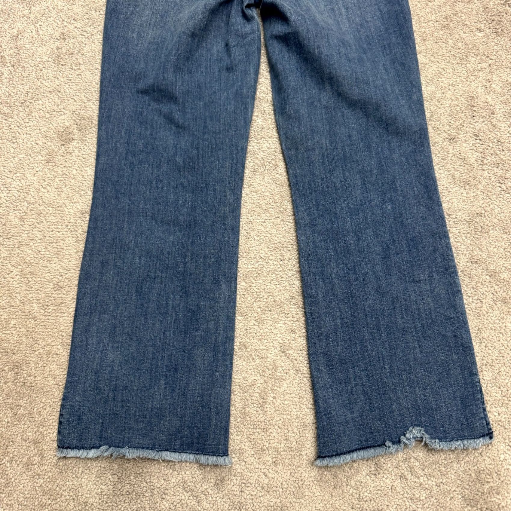 Vintage Democracy AB Solution High Rise Denim Jeans Womens 6 Blue Medium Wash Slim Straight Pockets 5-Pocket Design Jeans Size 28" / US 6 / IT 42 - 4 Thumbnail