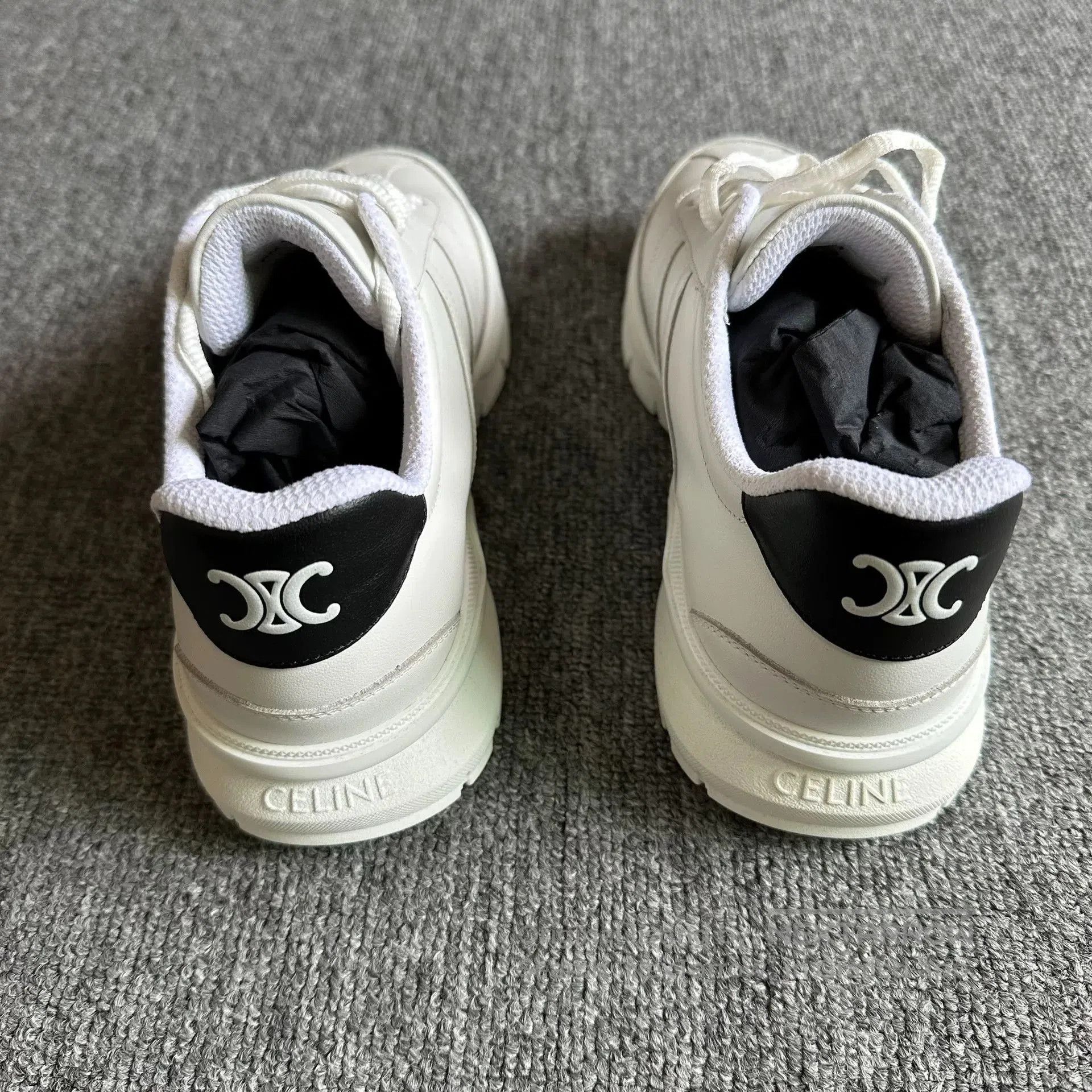 Celine Celine Triomphe C White Casual Sneakers. Size US 8 / EU 41 - 5 Thumbnail
