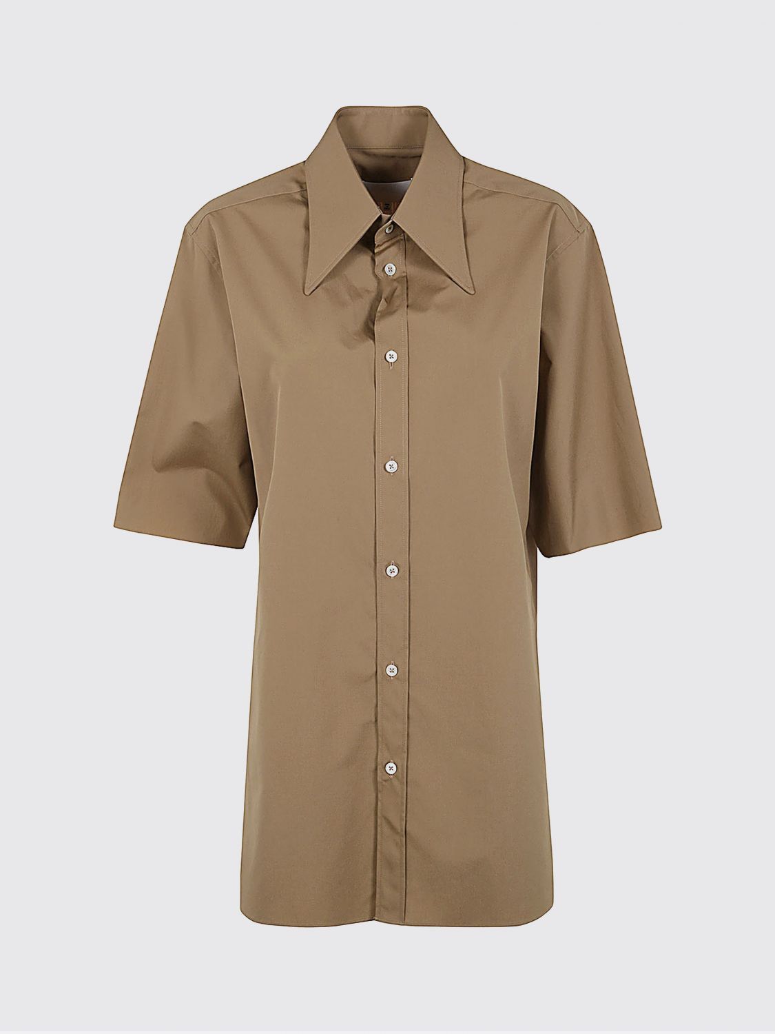 Maison Margiela Maison Margiela Shirt Men Brown Size US S / EU 44-46 / 1 - 1 Thumbnail