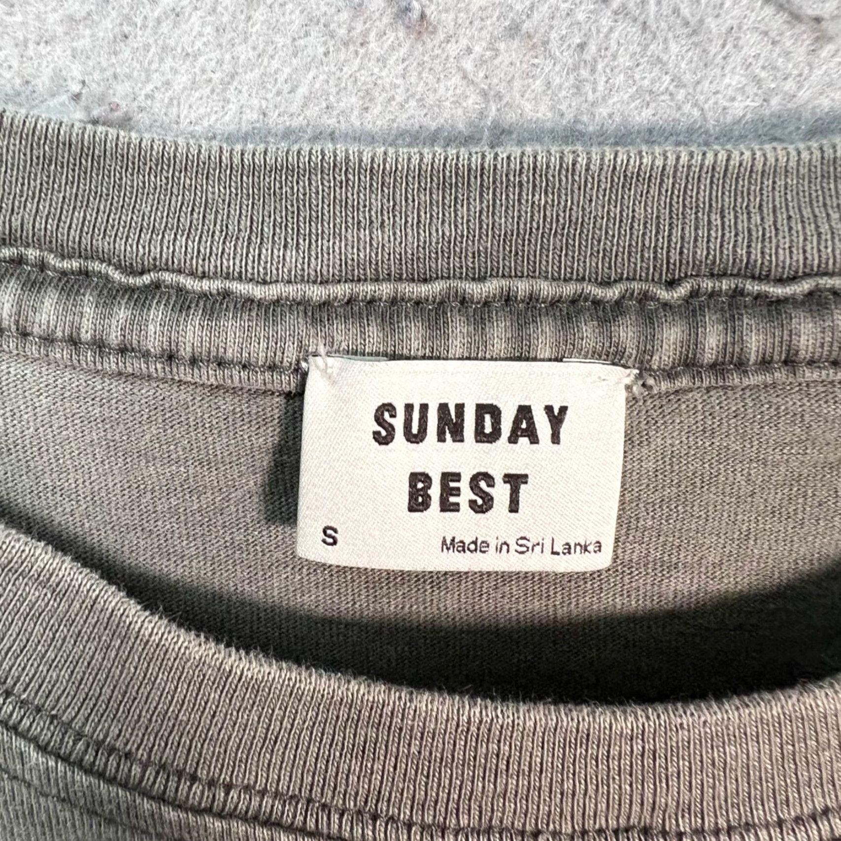 Vintage Sunday Best Womens Cropped T-Shirt Shirt Short Sleeve Crew Neck XS Olive Green Size S / US 4 / IT 40 - 3 Thumbnail