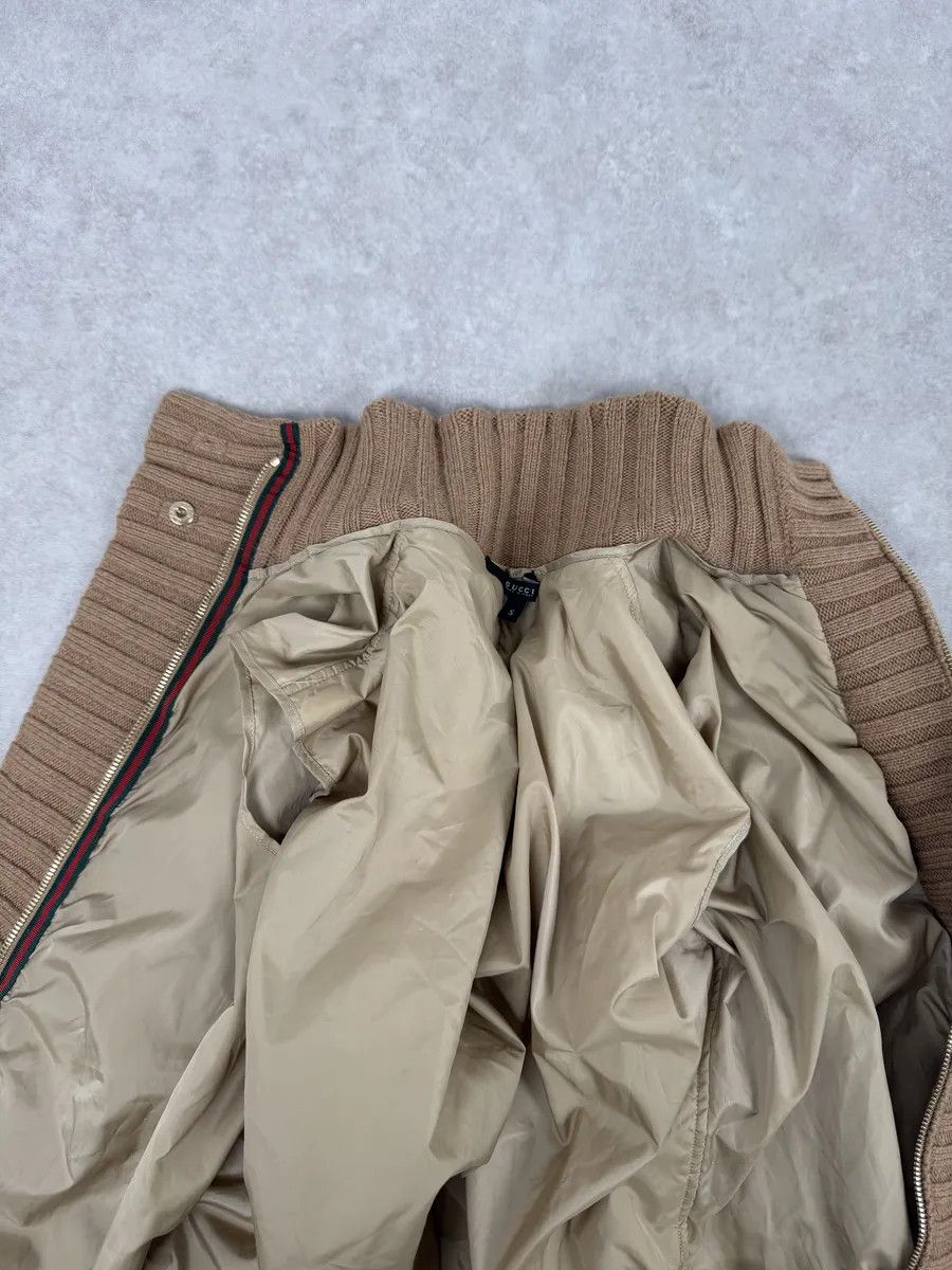 Gucci AW2010 Gucci Beige Camel Fox Fur Wool Jacket by Frida Giannini Size S / US 4 / IT 40 - 10 Thumbnail