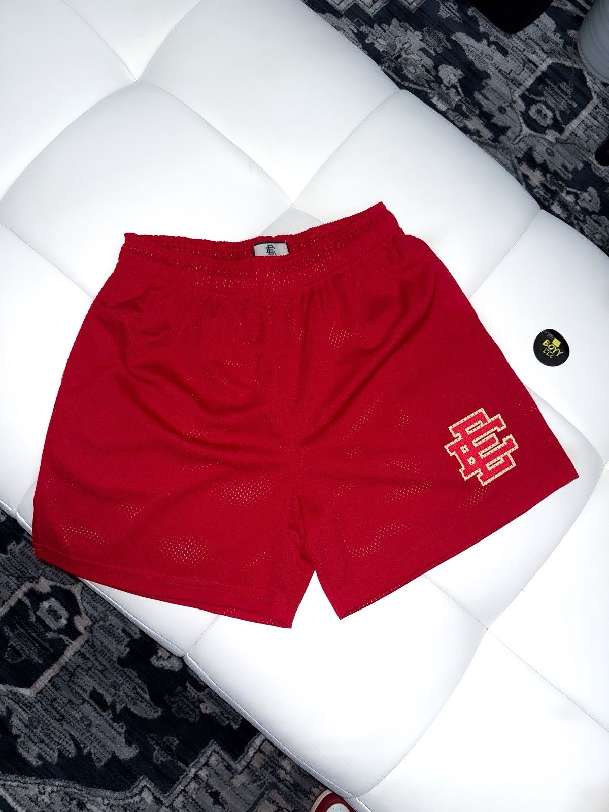 Eric Emanuel ERIC EMANUEL MESH LOGO SHORTS Size US 36 / EU 52 - 1 Thumbnail