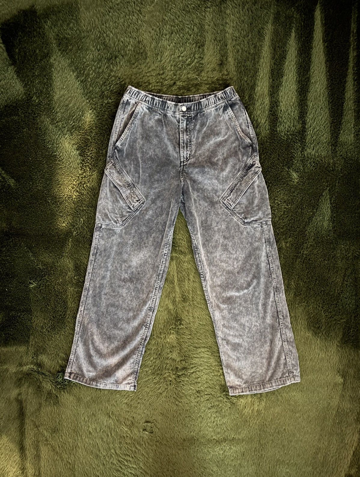 Jordan Brand [L] Jordan Flight Chicago Washed Corduroy Pants Black Grey Size US 36 / EU 52 - 1 Thumbnail