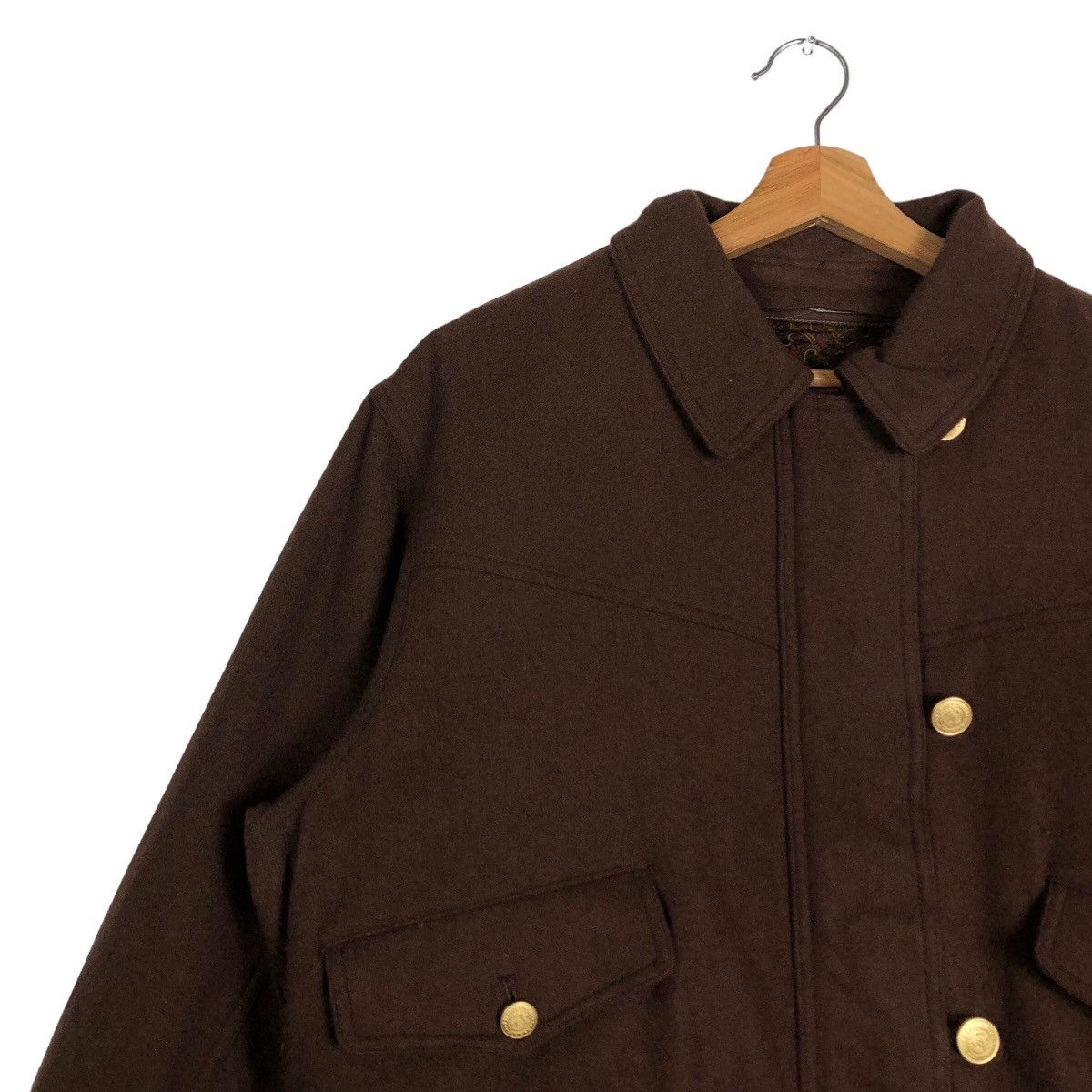 Japanese Brand 🔥90’s Vintage Bomber Jacket Wool Mc Gregor Issey Miyake Size US L / EU 52-54 / 3 - 6 Thumbnail
